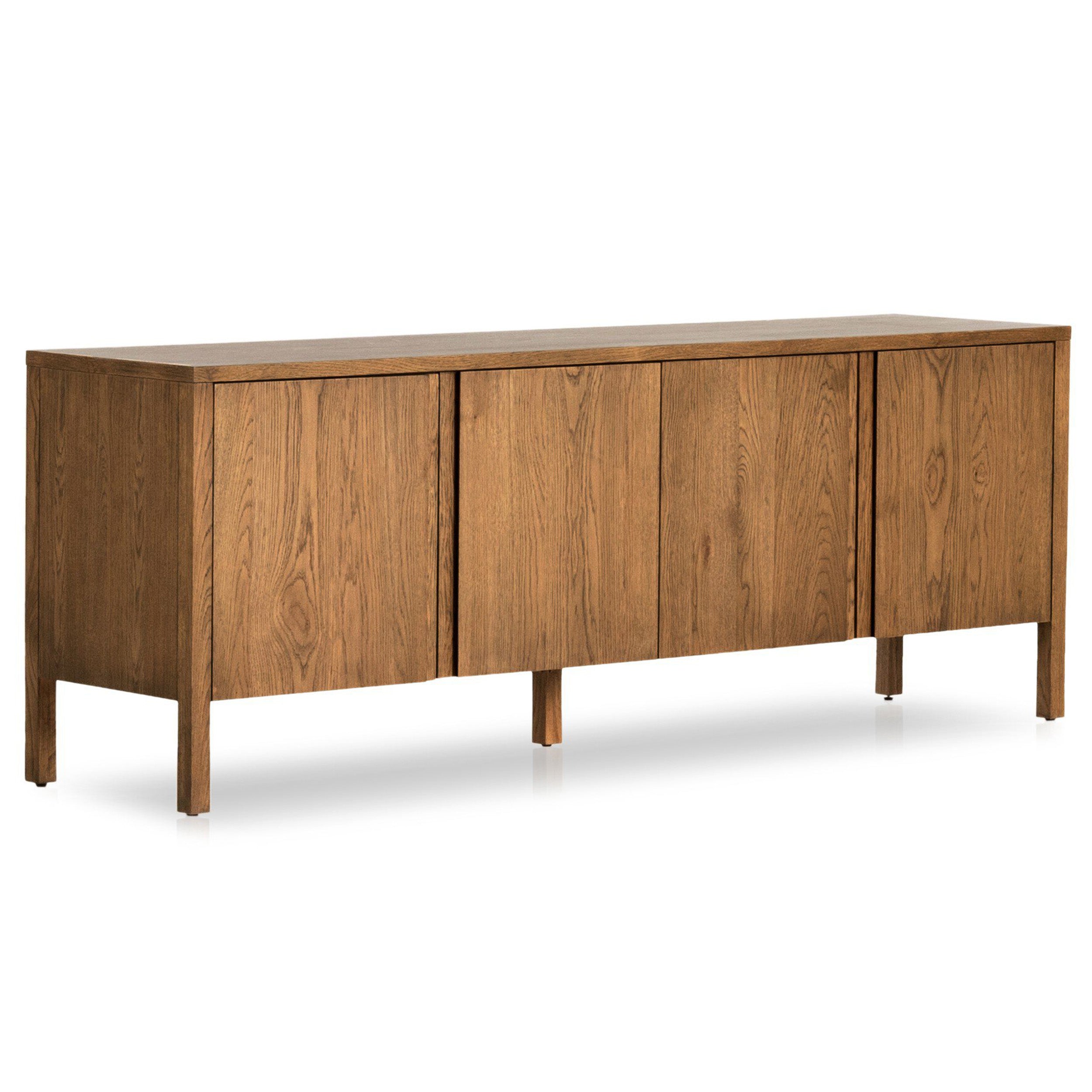 Riggs Media Console, Amber Oak