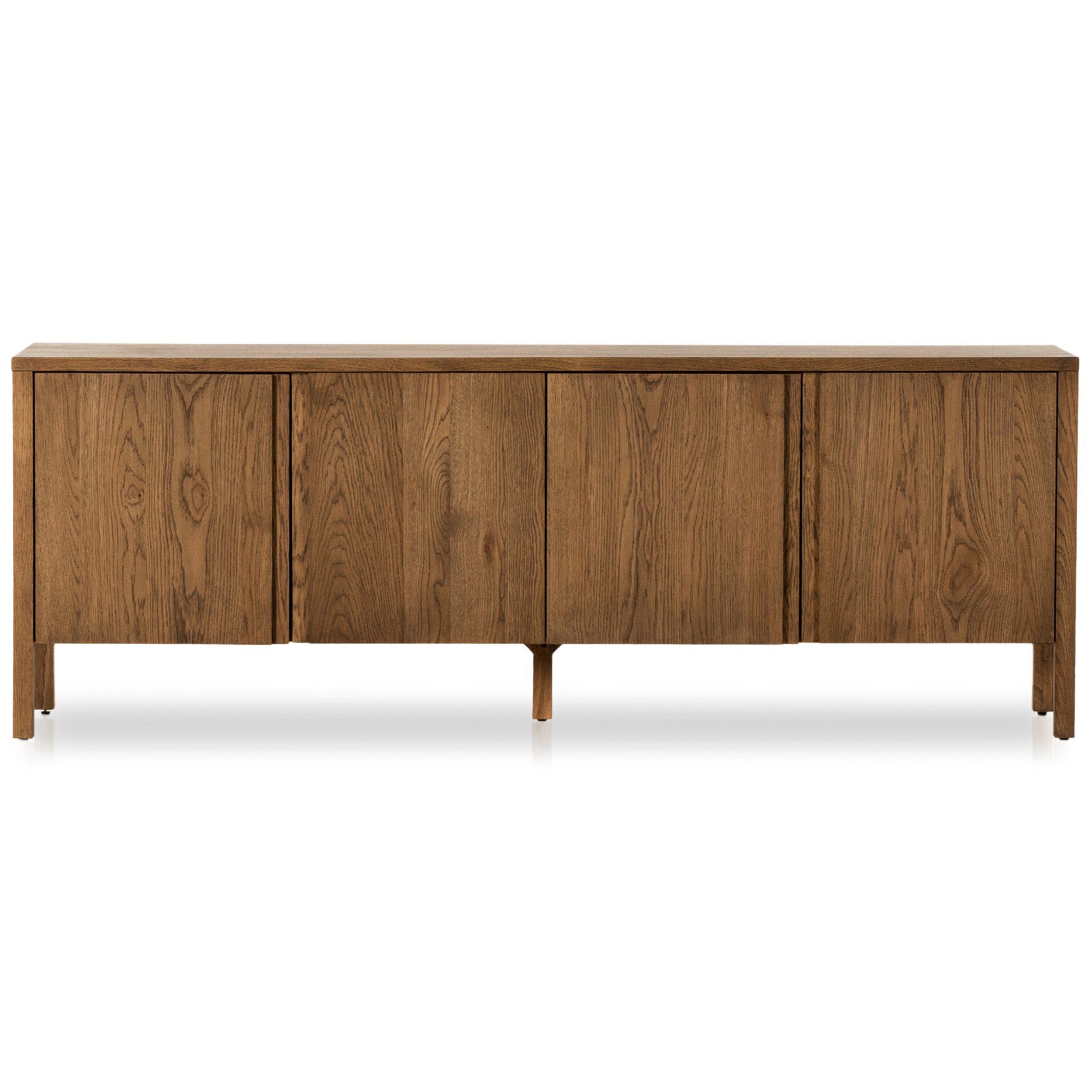 Riggs Media Console, Amber Oak