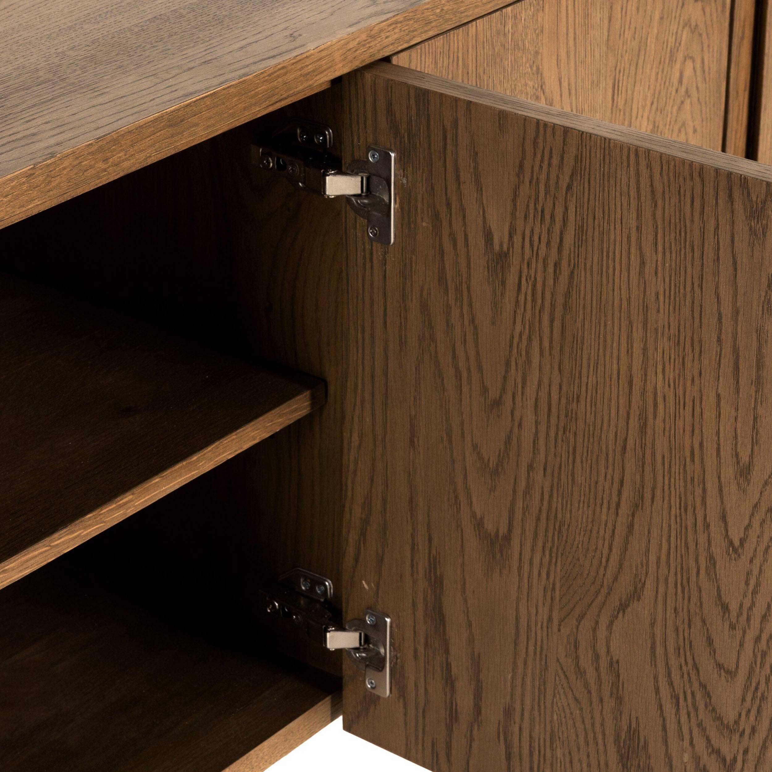 Riggs Media Console, Amber Oak