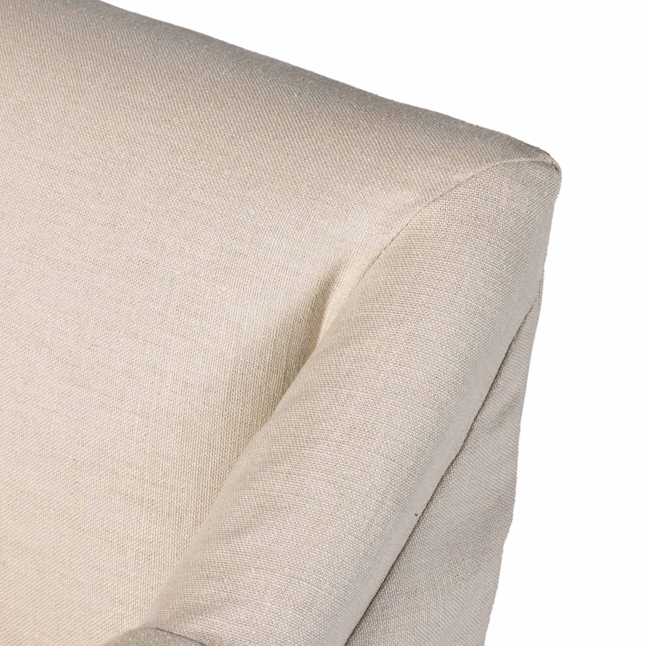 Bridges Slipcover Dining Armchair, Brussels Natural