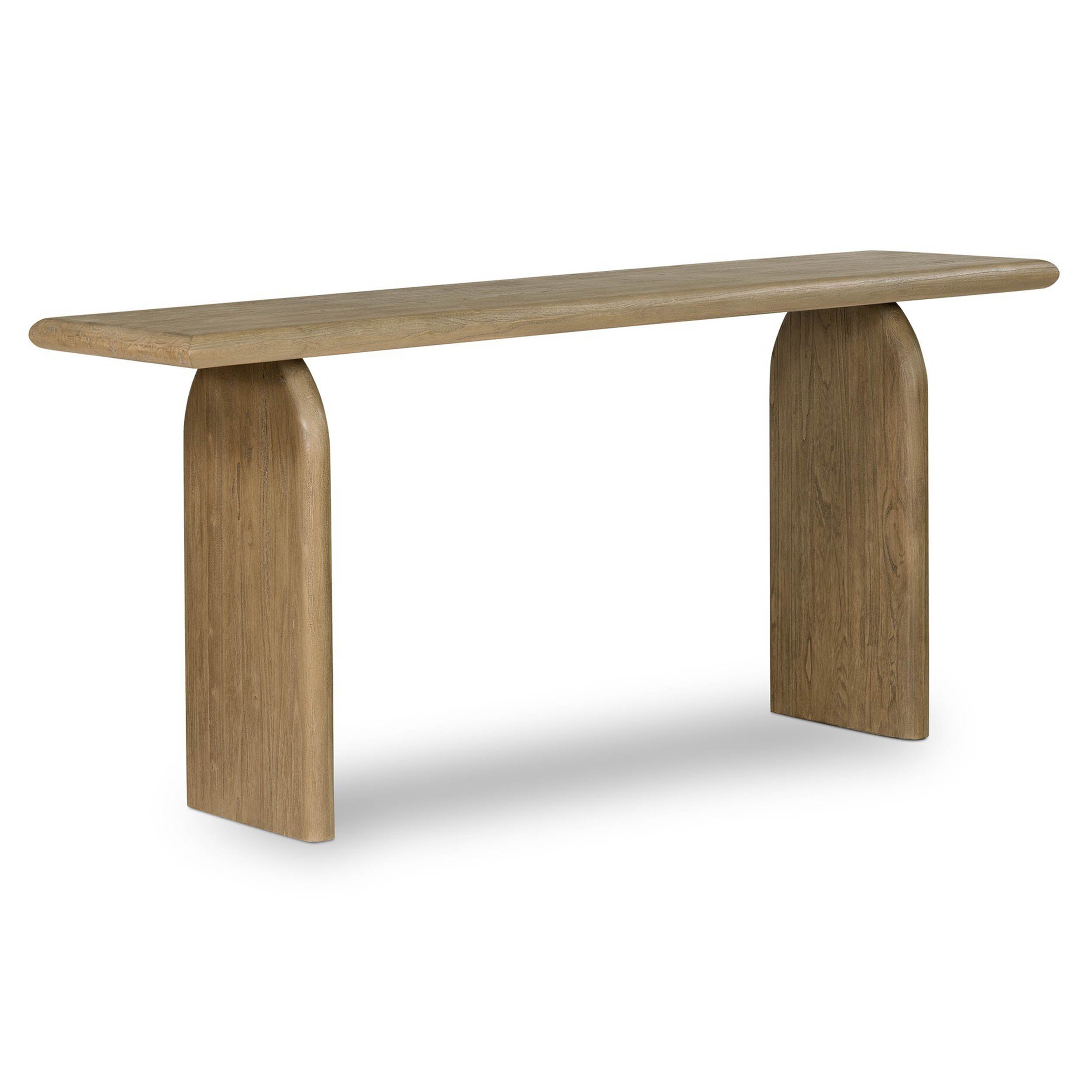 Sorrento Console Table, Aged Drift Mindi