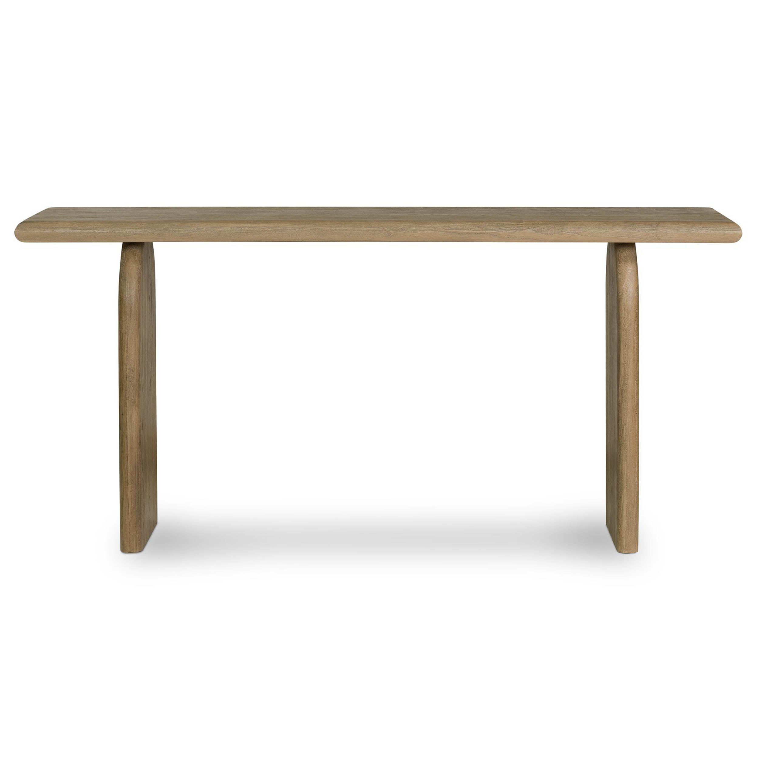 Sorrento Console Table, Aged Drift Mindi