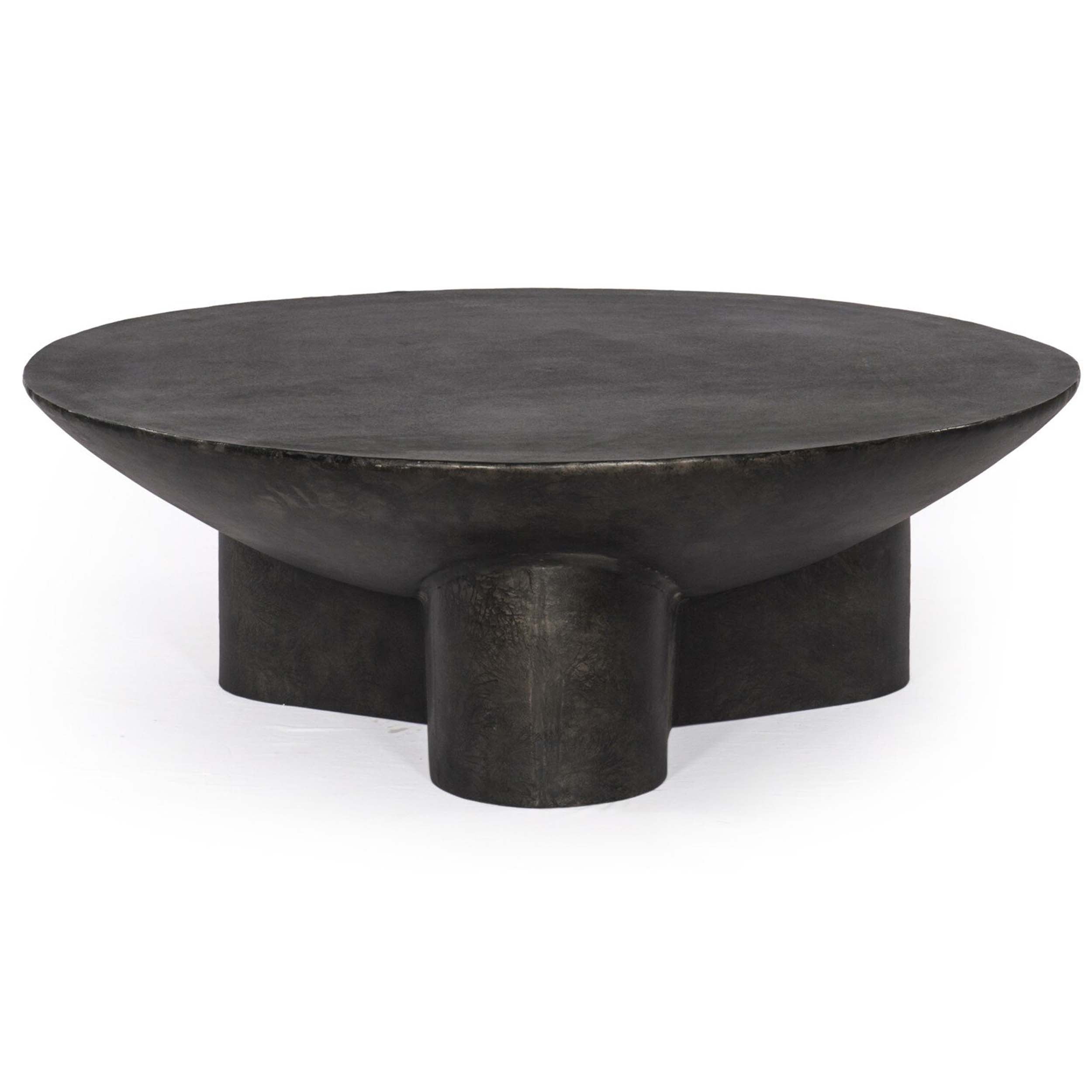 Sante Coffee Table, Raw Black