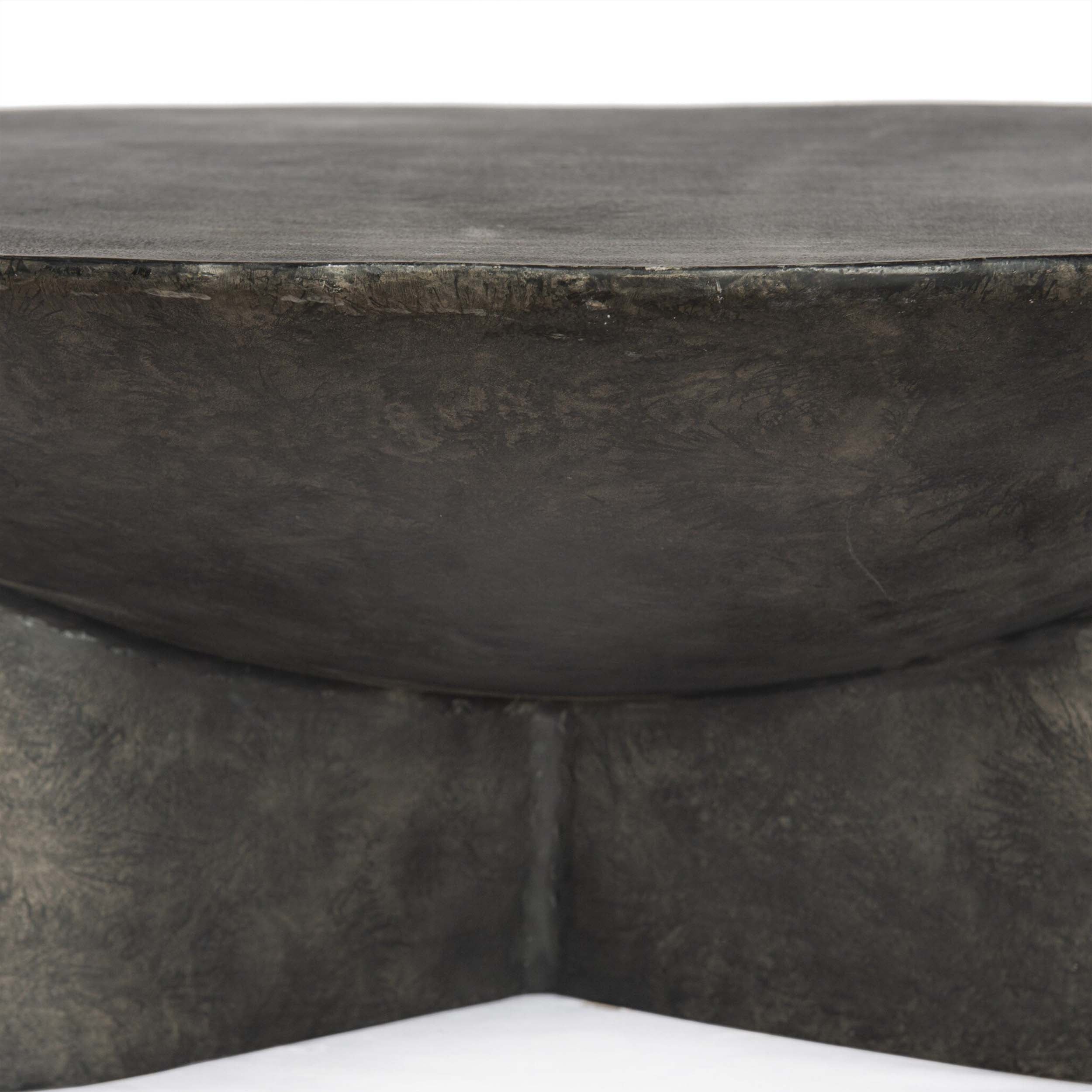 Sante Coffee Table, Raw Black