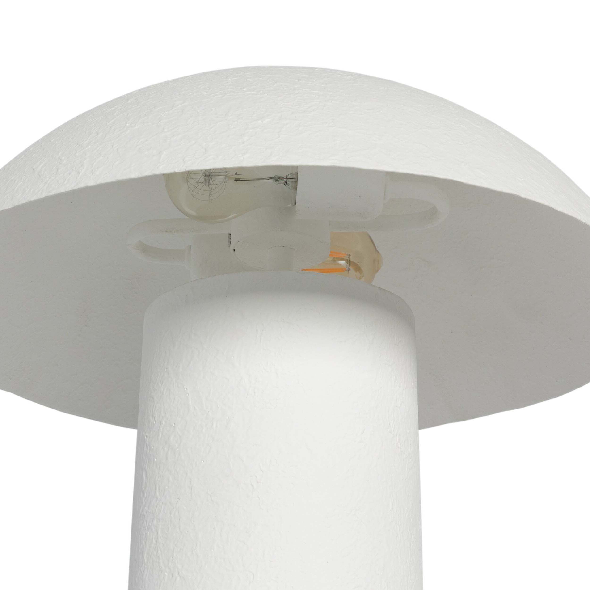 Santorini Table Lamp, Matte White Plaster