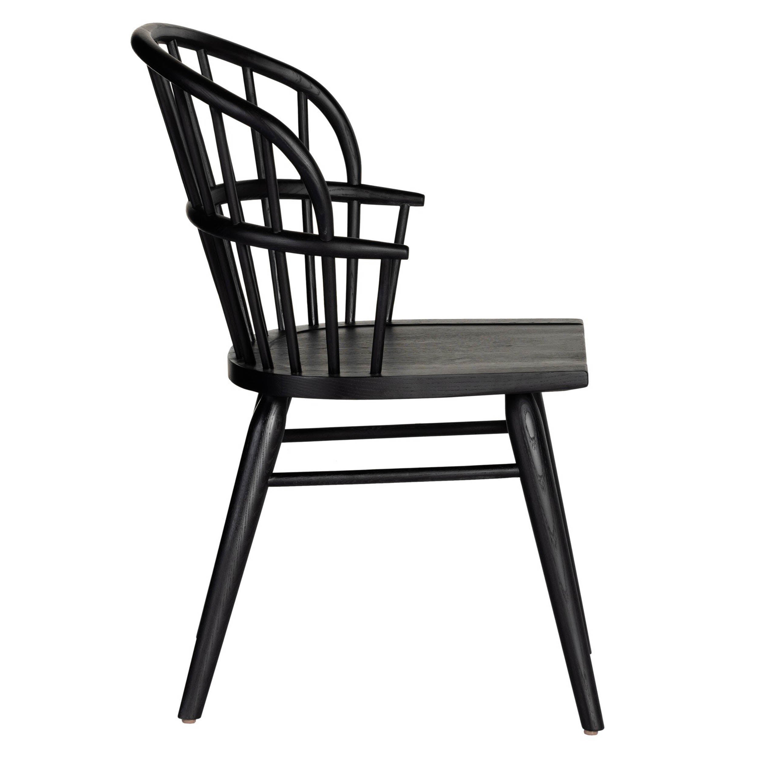 Connor Dining Chair, Black Ash