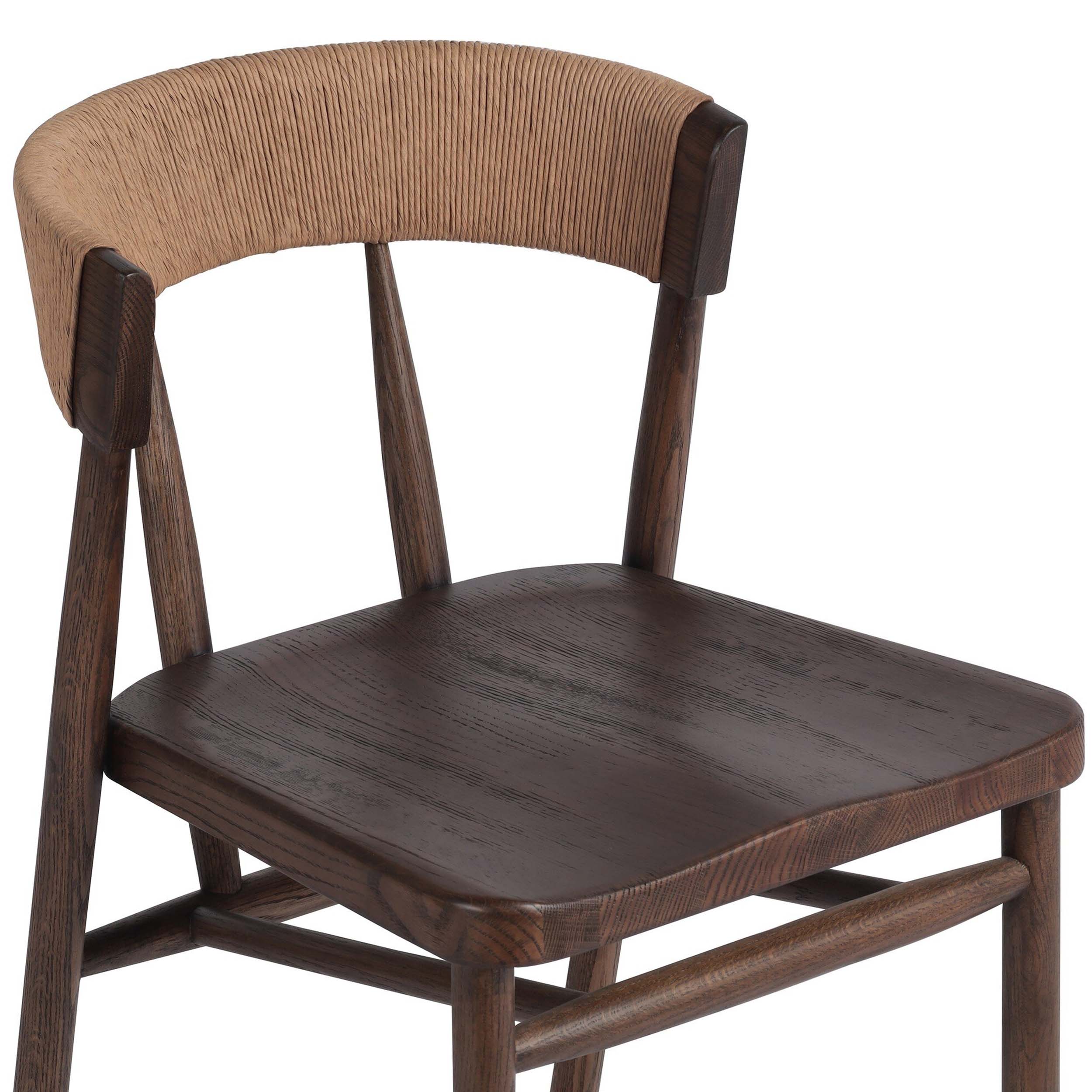 Buxton Bar + Counter Stool, Natural Paper Rush