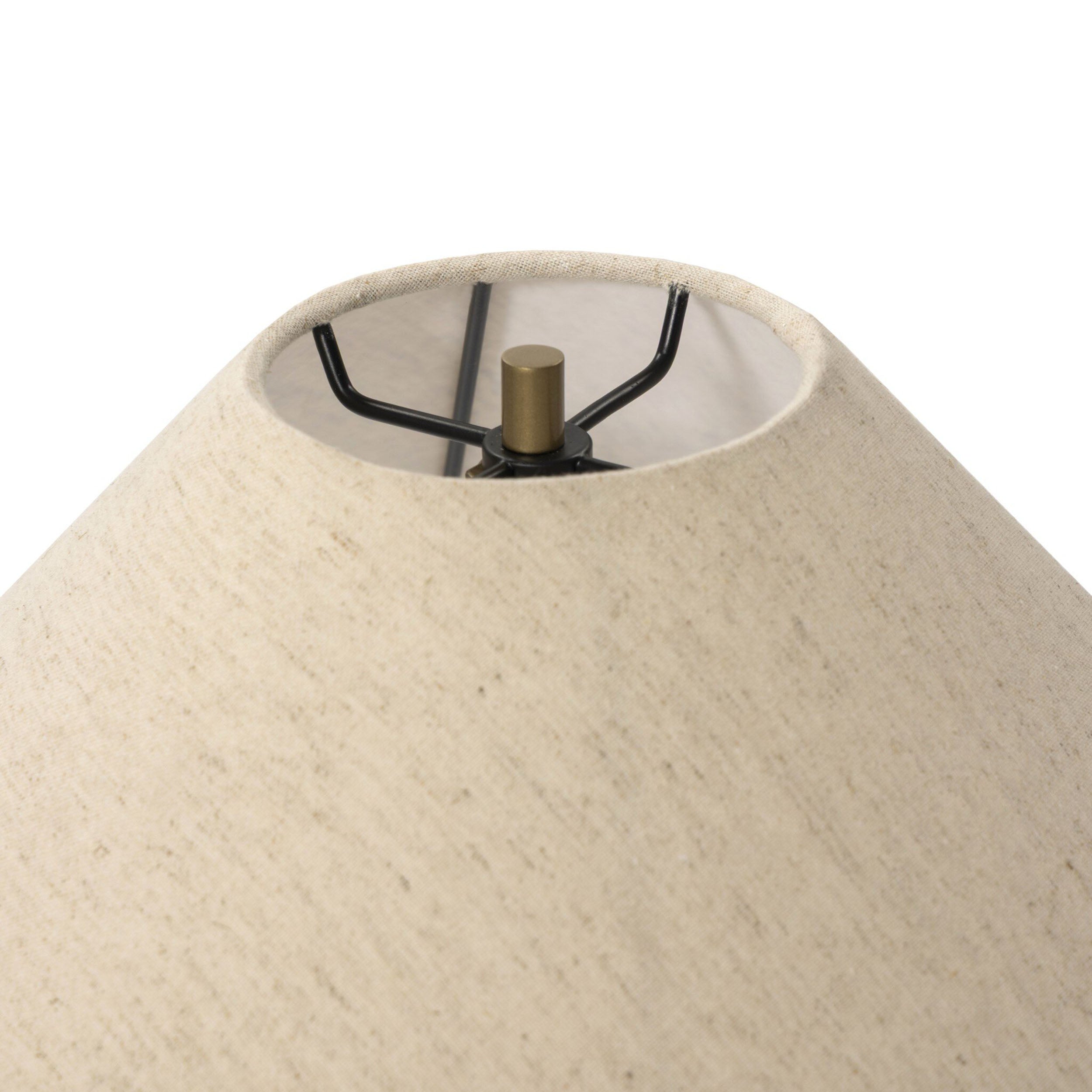 Medici Table Lamp, Tan Linen