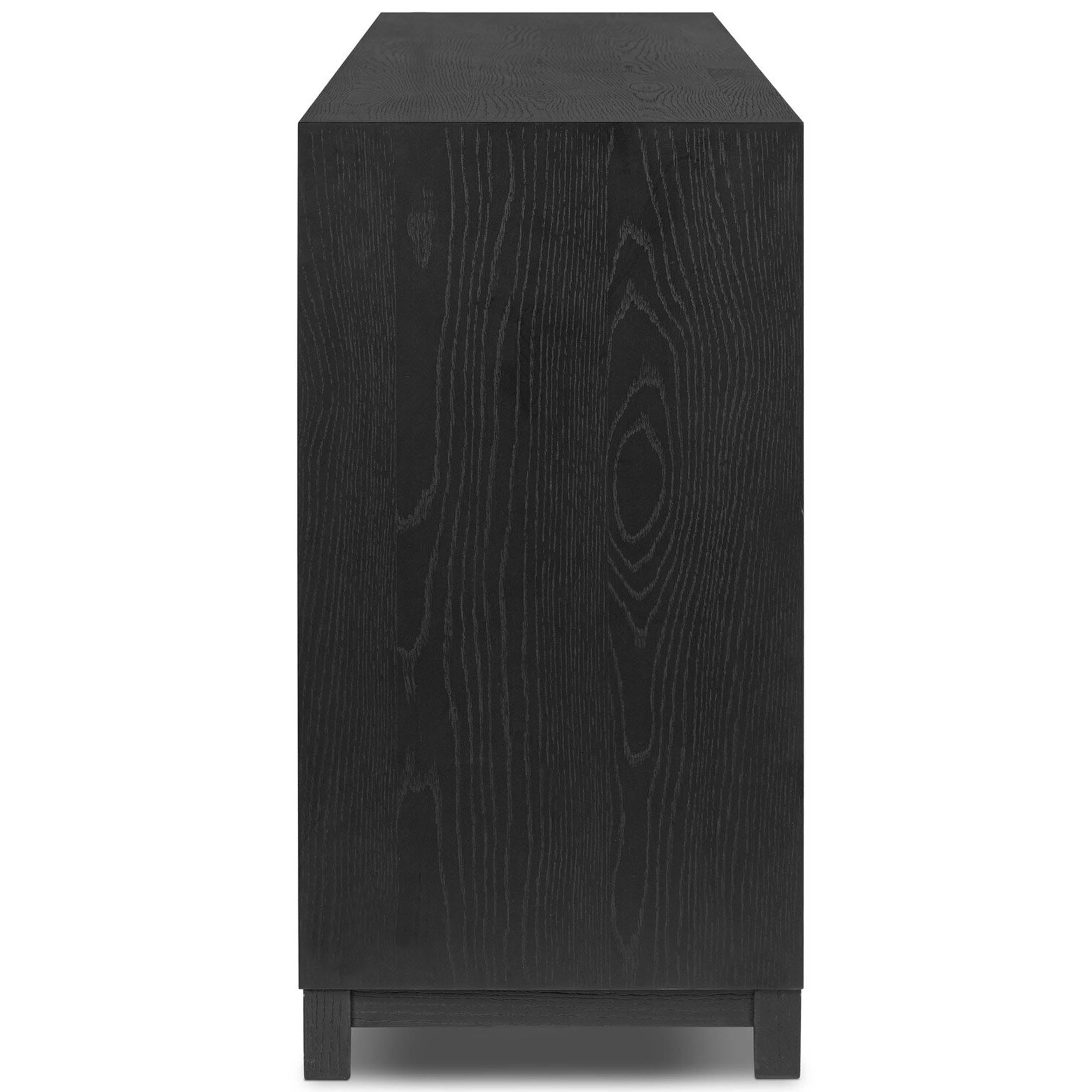 Millie 9 Drawer Dresser, Drifted Matte Black Veneer