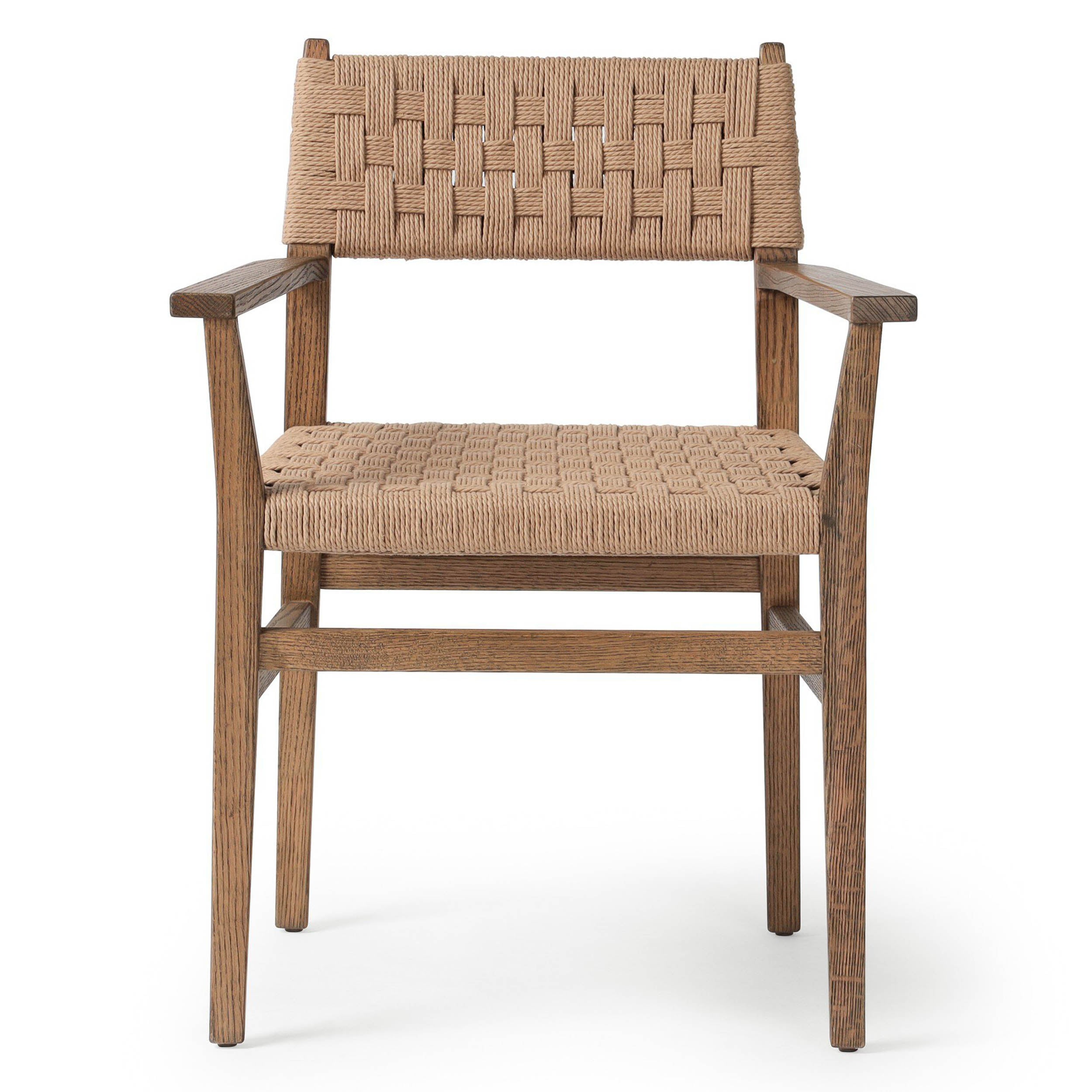 Hamlin Dining Armchair, Double Twisted Paper Cord