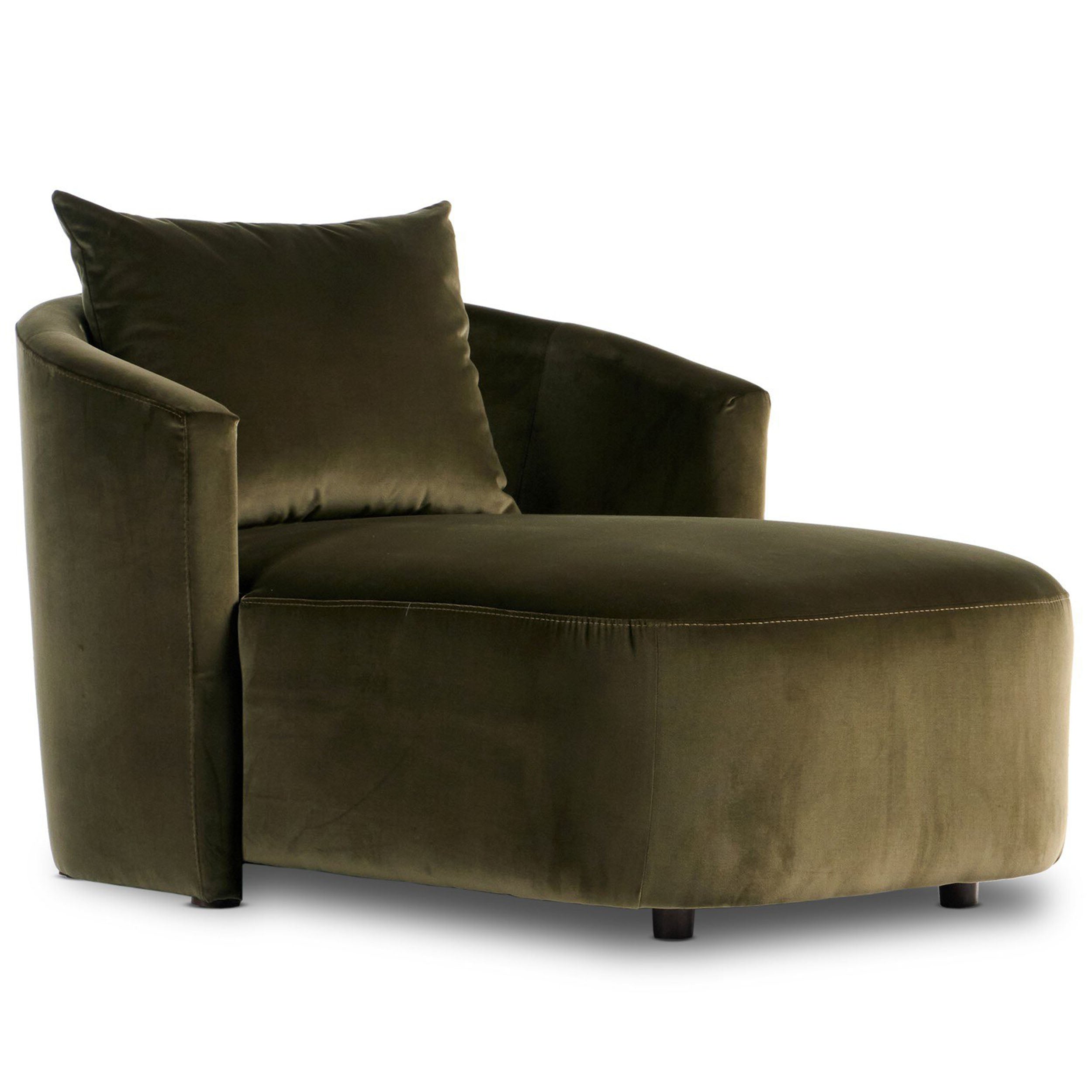 Farrah Chaise Lounge, Surrey Olive
