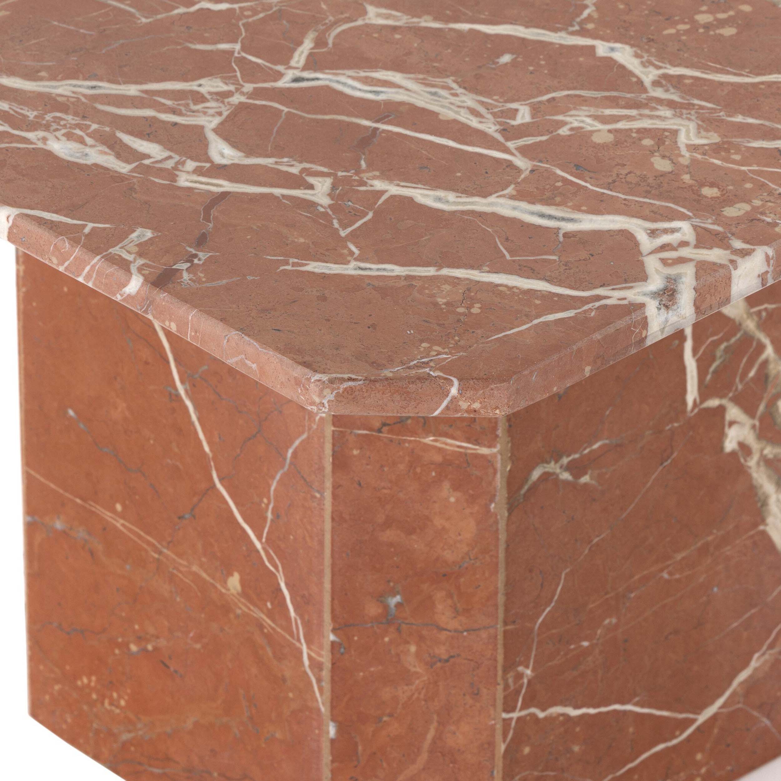Edina Coffee Table-Big Table, Rusty Marble