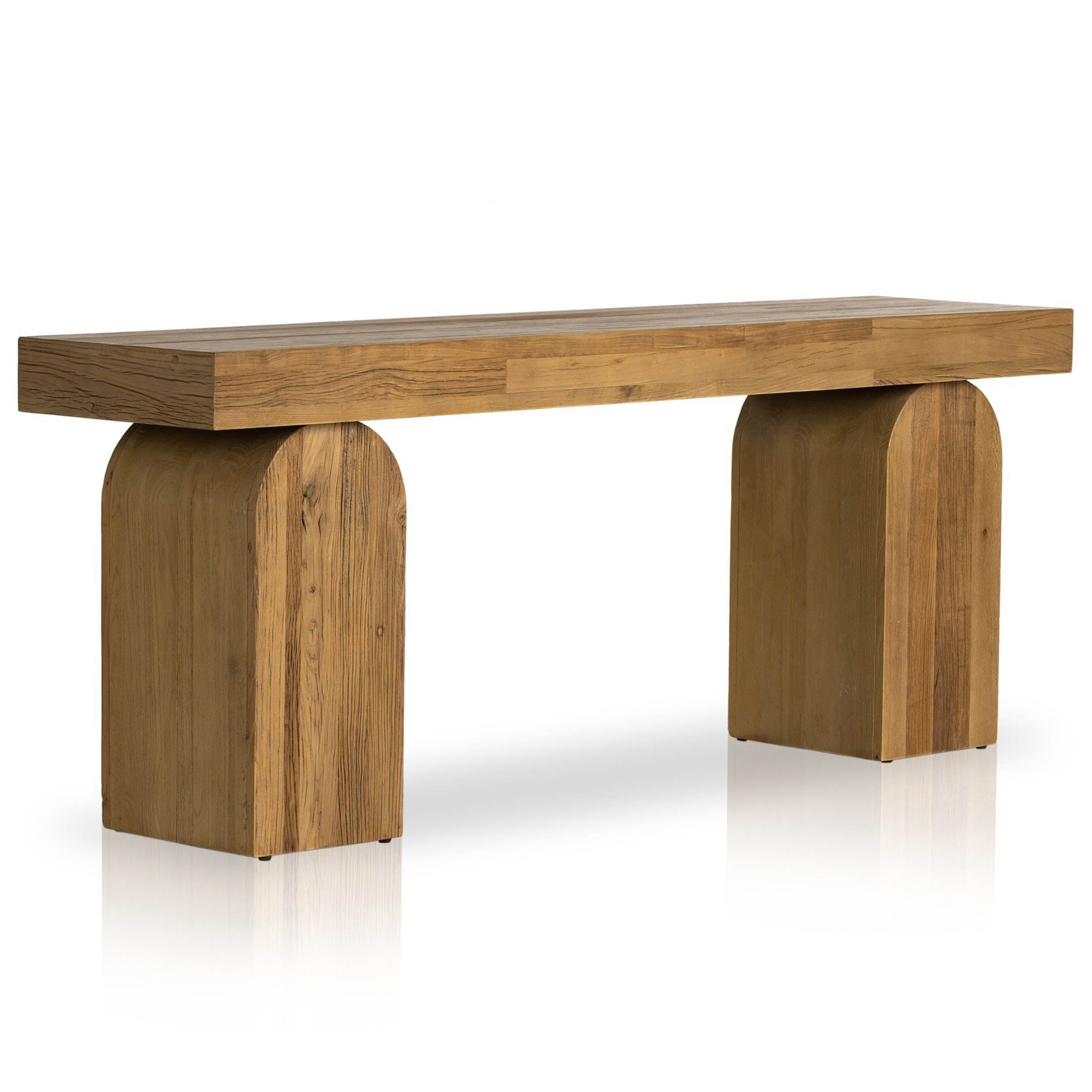 Keane Console Table, Reclaimed Natural Elm