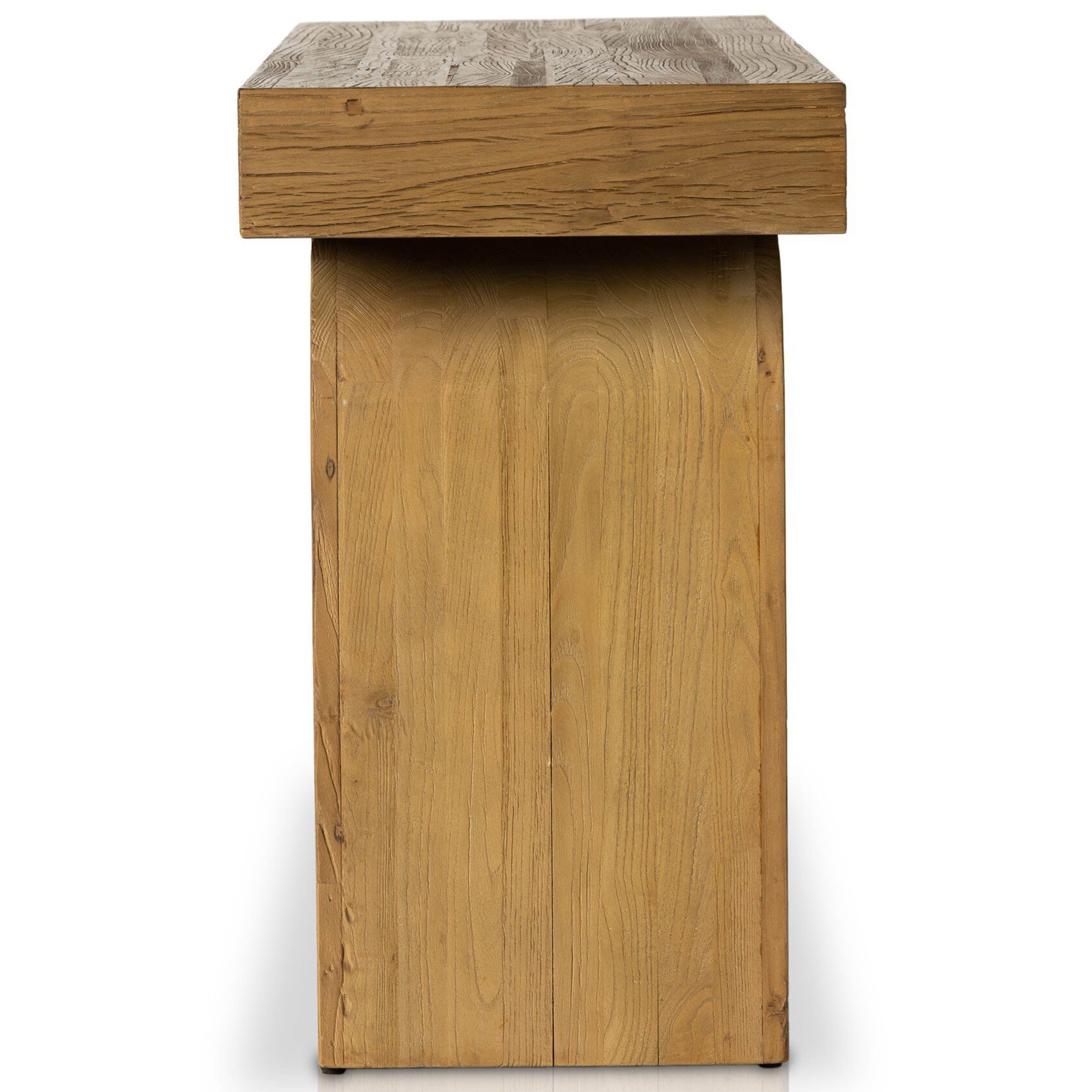Keane Console Table, Reclaimed Natural Elm