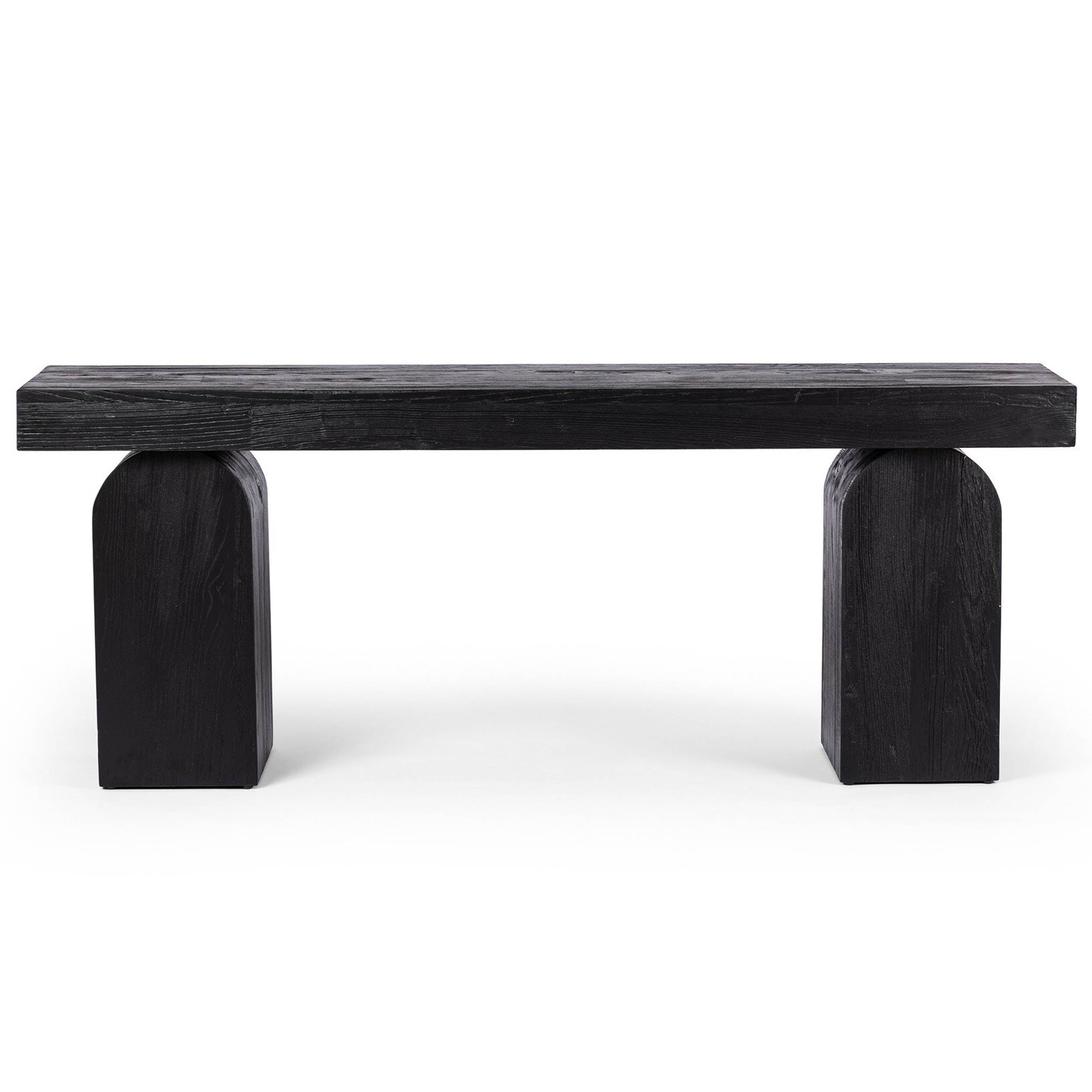 Keane Console Table, Reclaimed Black Elm