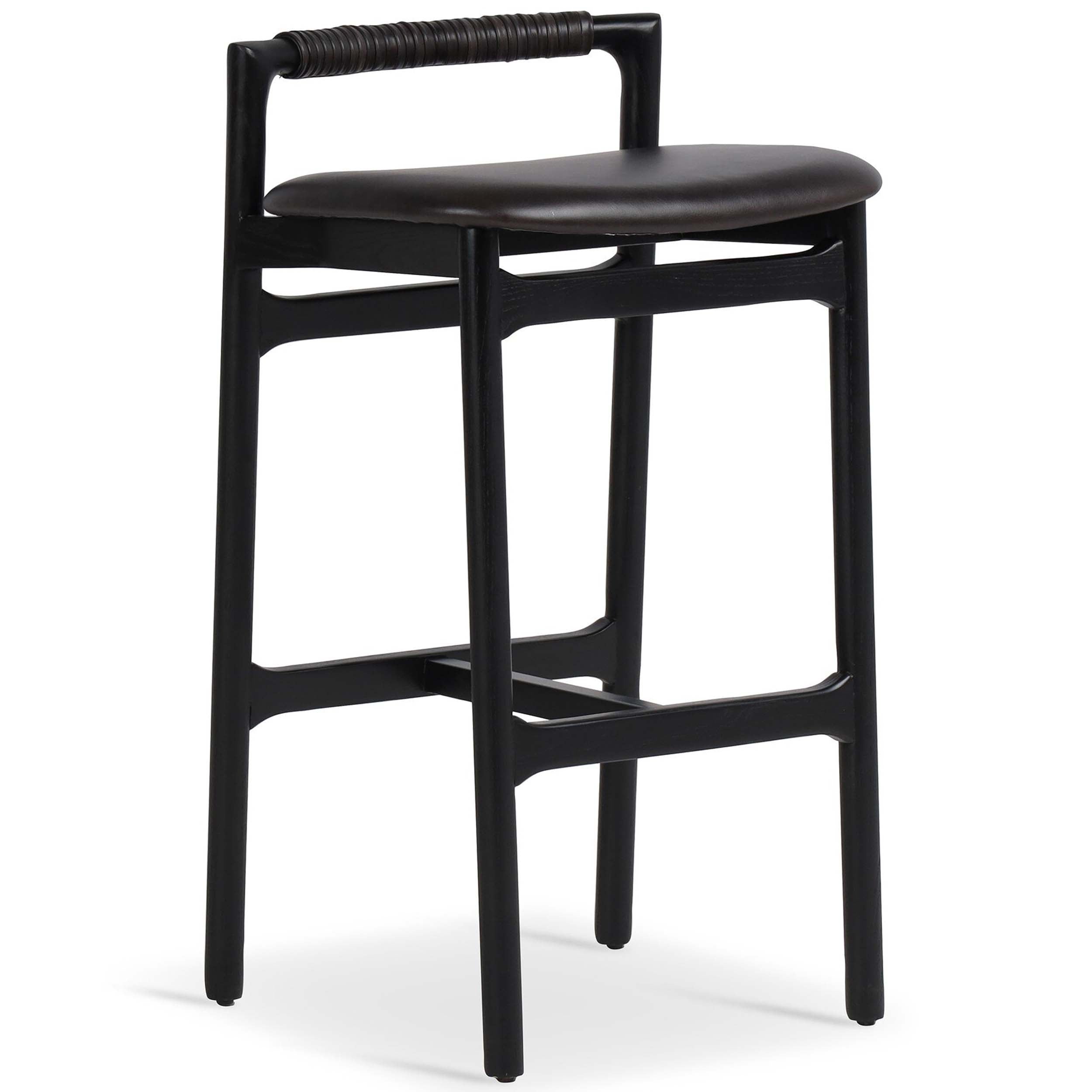 Baden Bar + Counter Stool, Sonoma Black