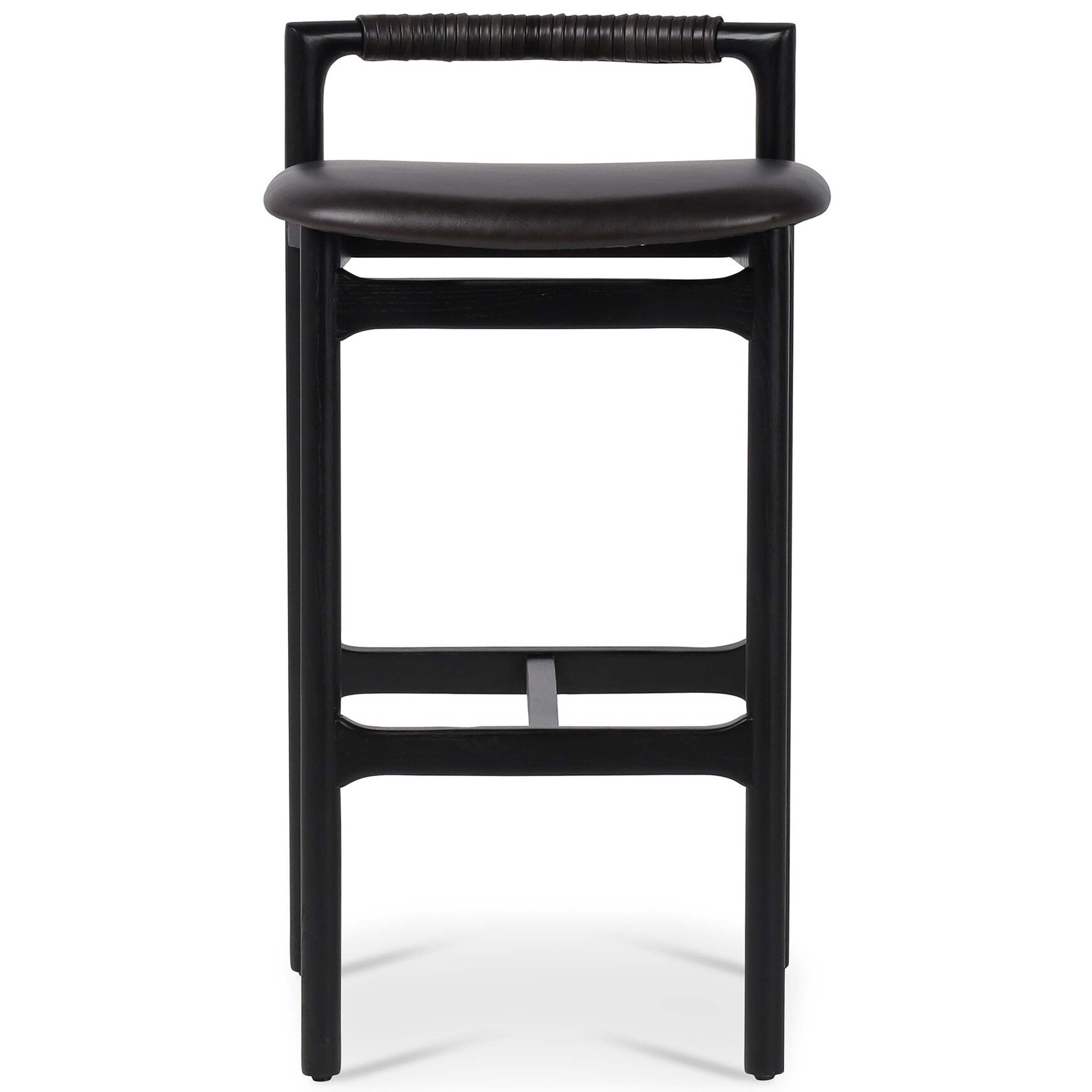 Baden Bar + Counter Stool, Sonoma Black