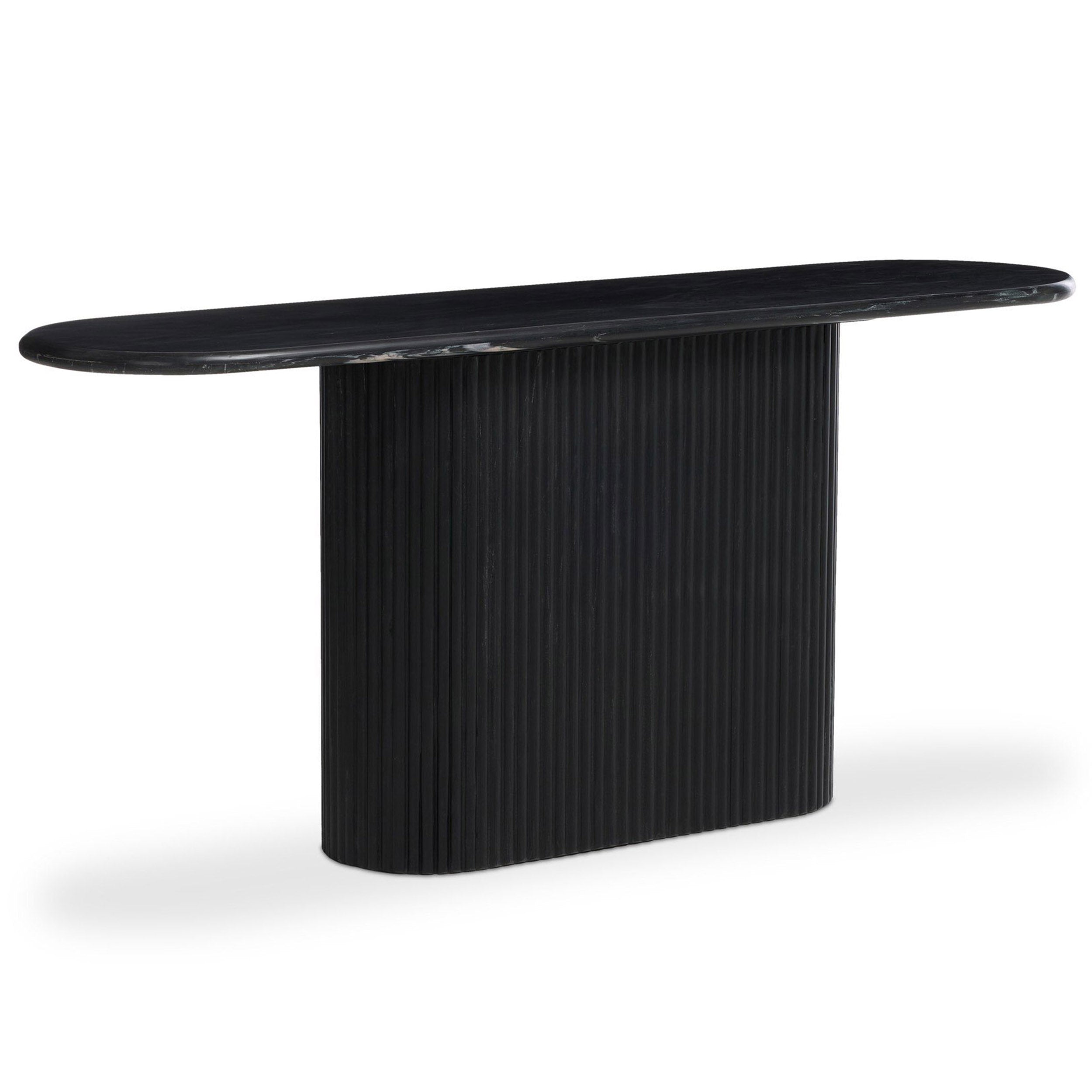 Oranda Console Table, Black Marble
