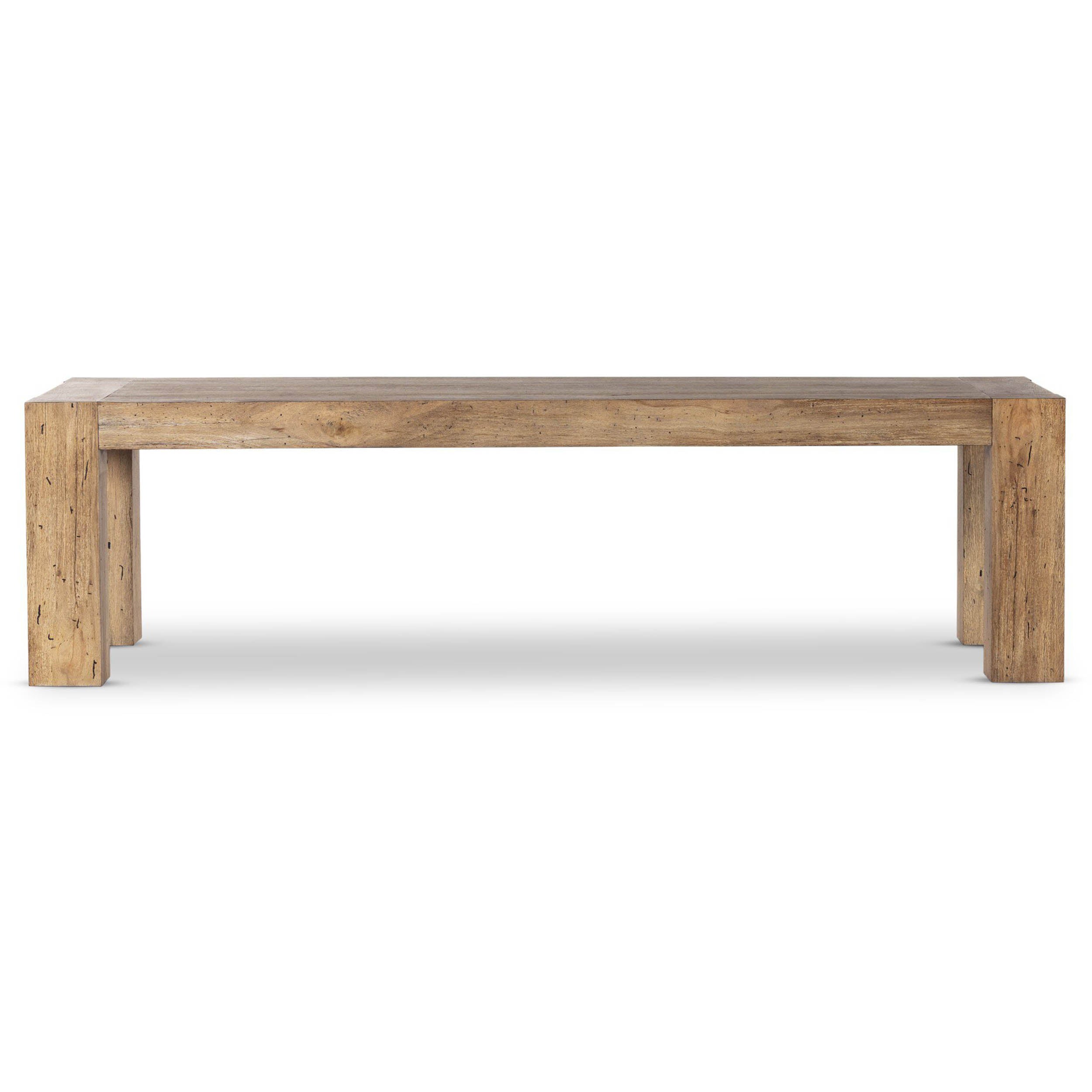 Abaso Dining Table, Rustic Wormwood Oak