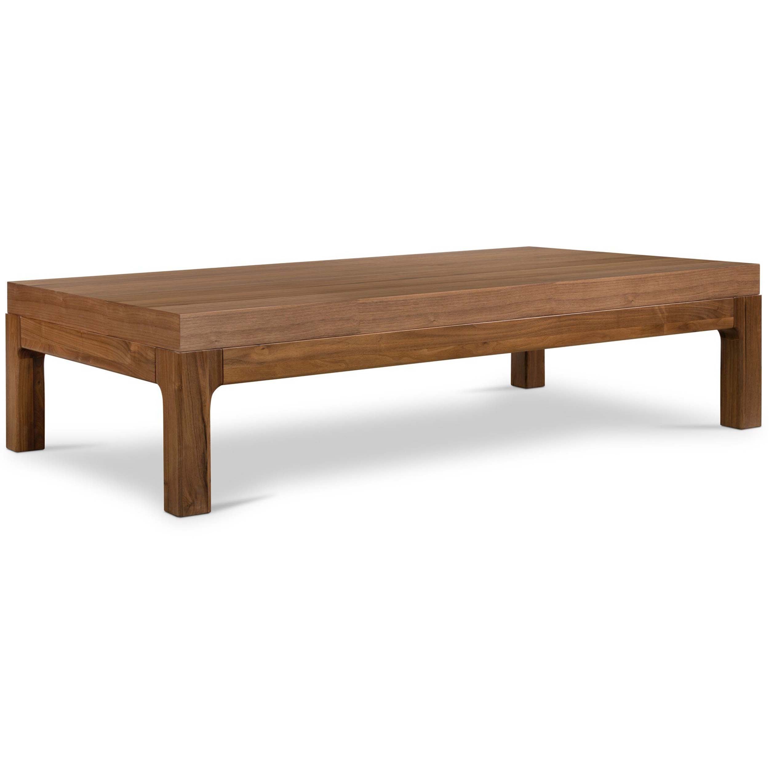 Arturo Coffee Table, Natural Walnut Veneer