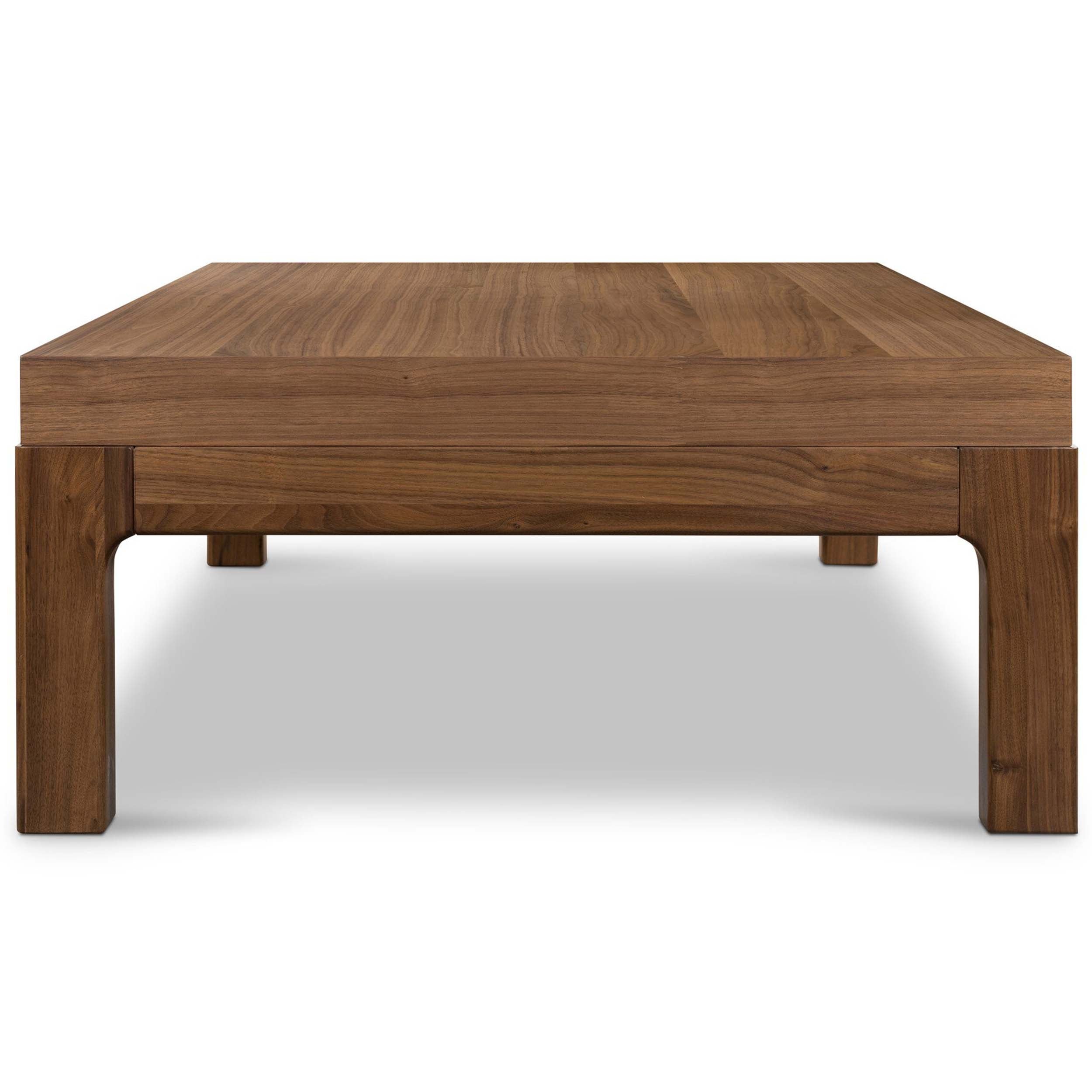 Arturo Coffee Table, Natural Walnut Veneer
