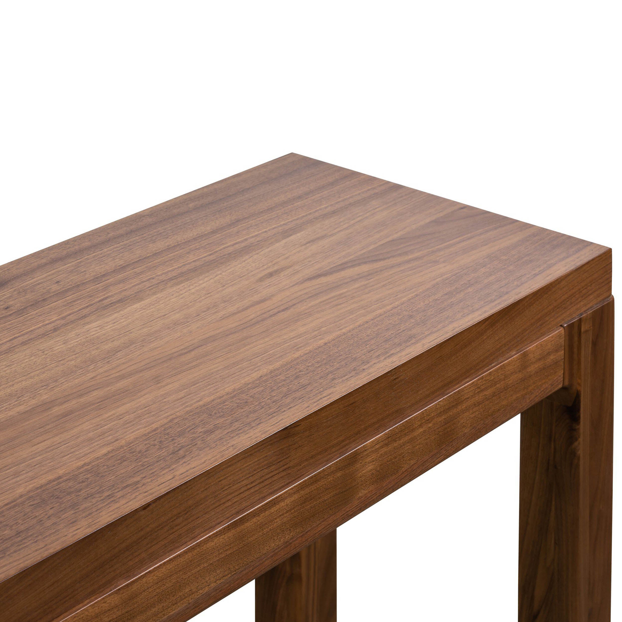 Arturo Console Table, Natural Walnut Veneer