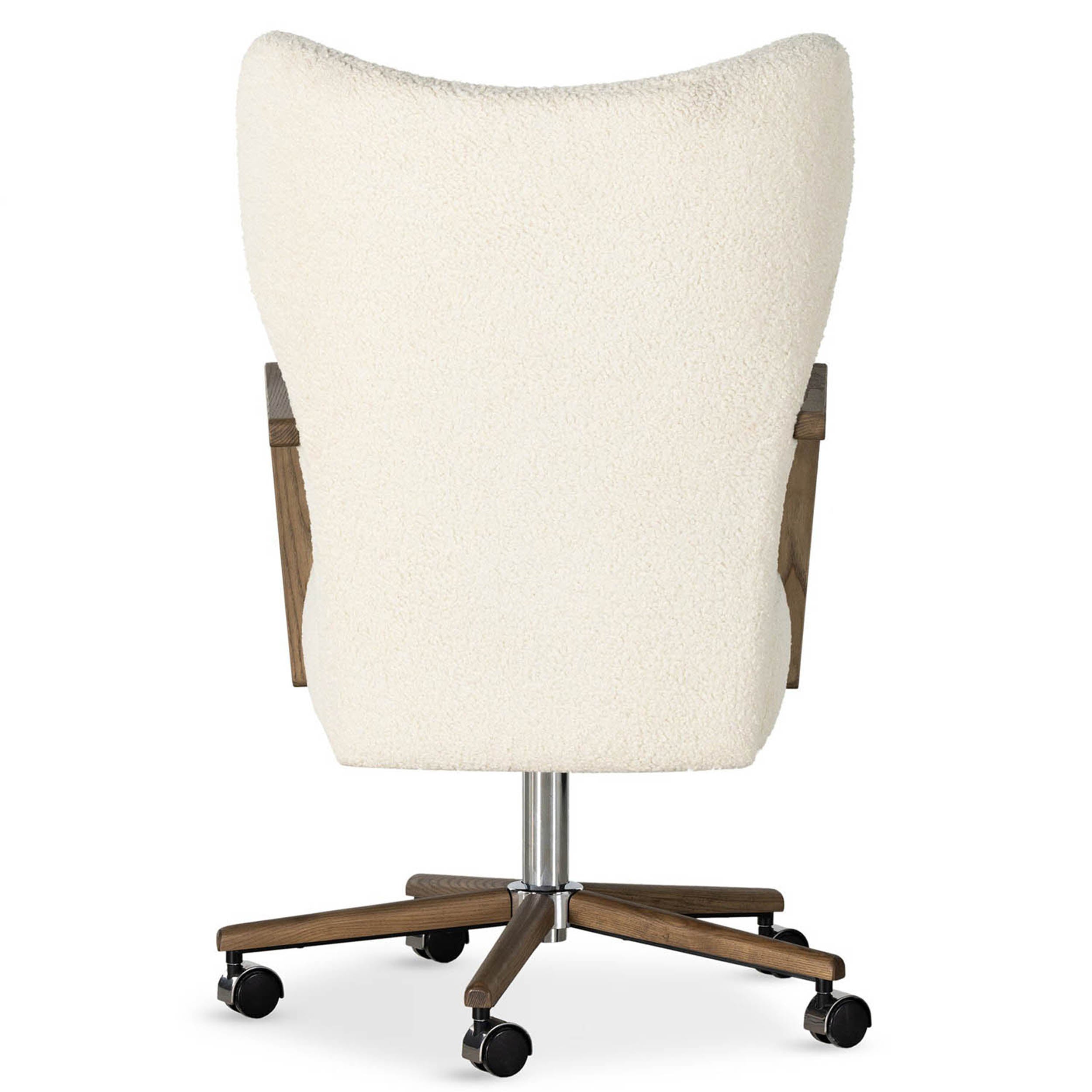 Melrose Desk Chair, Sheepskin Natural
