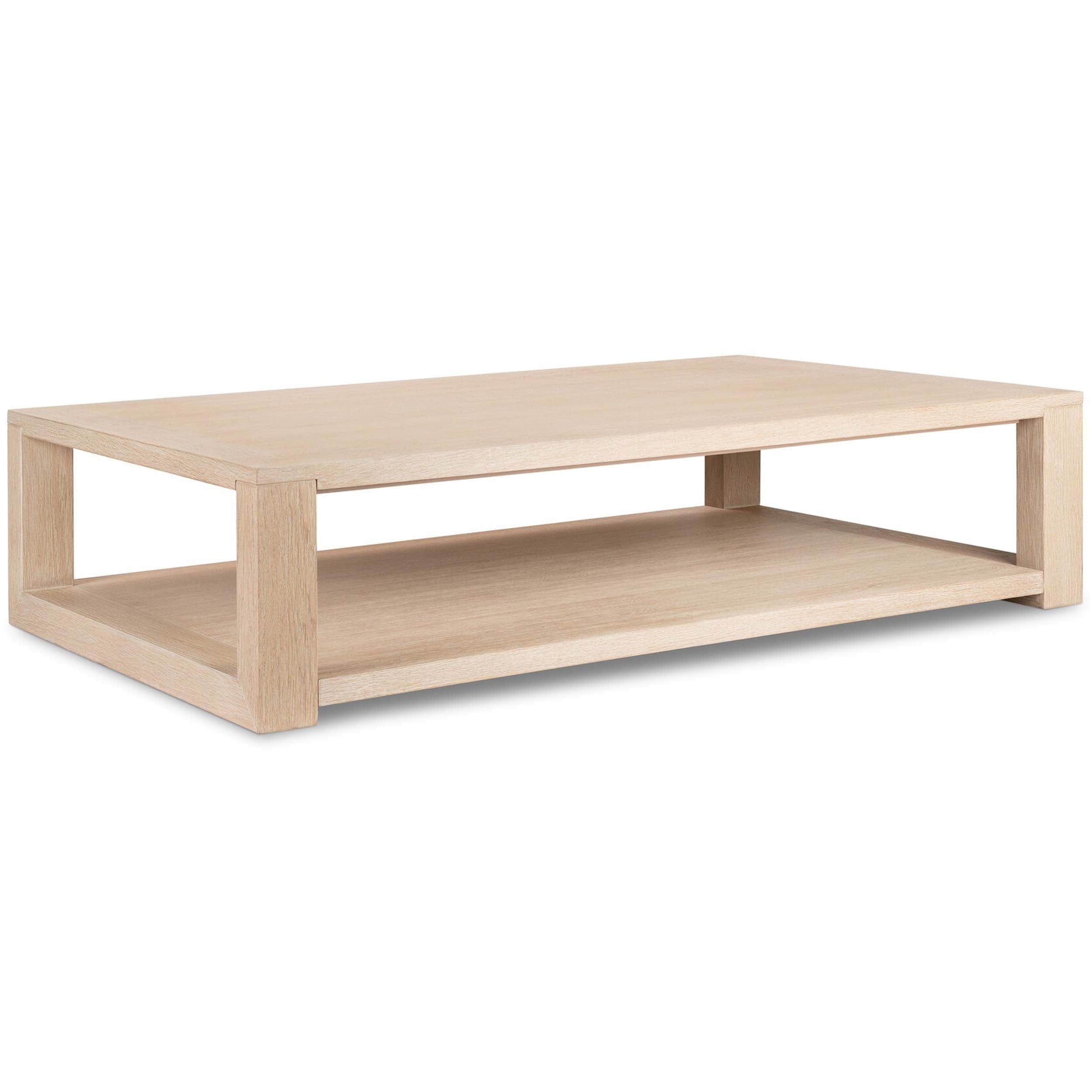 Thomas Coffee Table, Bleached Oak Veneer