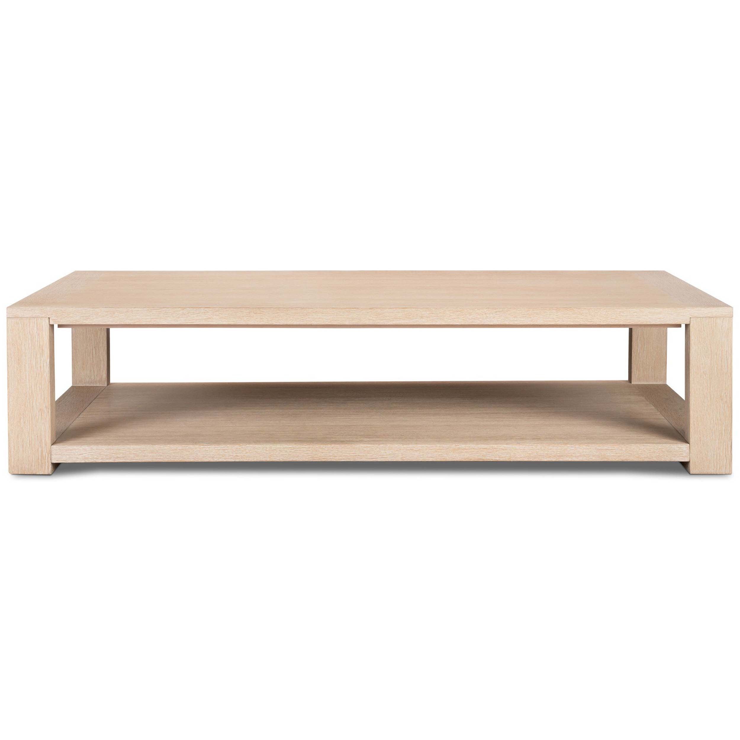 Thomas Coffee Table, Bleached Oak Veneer
