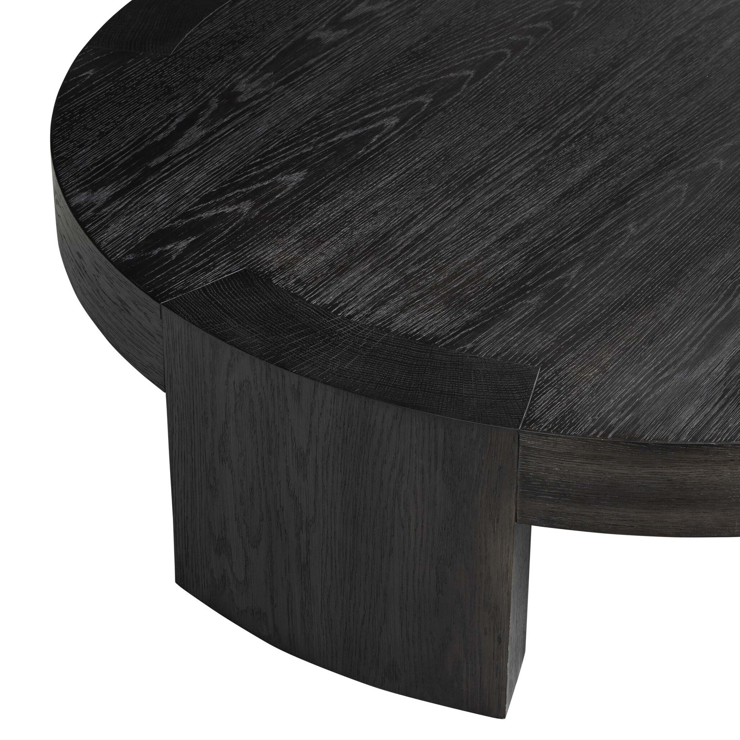 Sheffield Coffee Table, Charcoal Oak Veneer