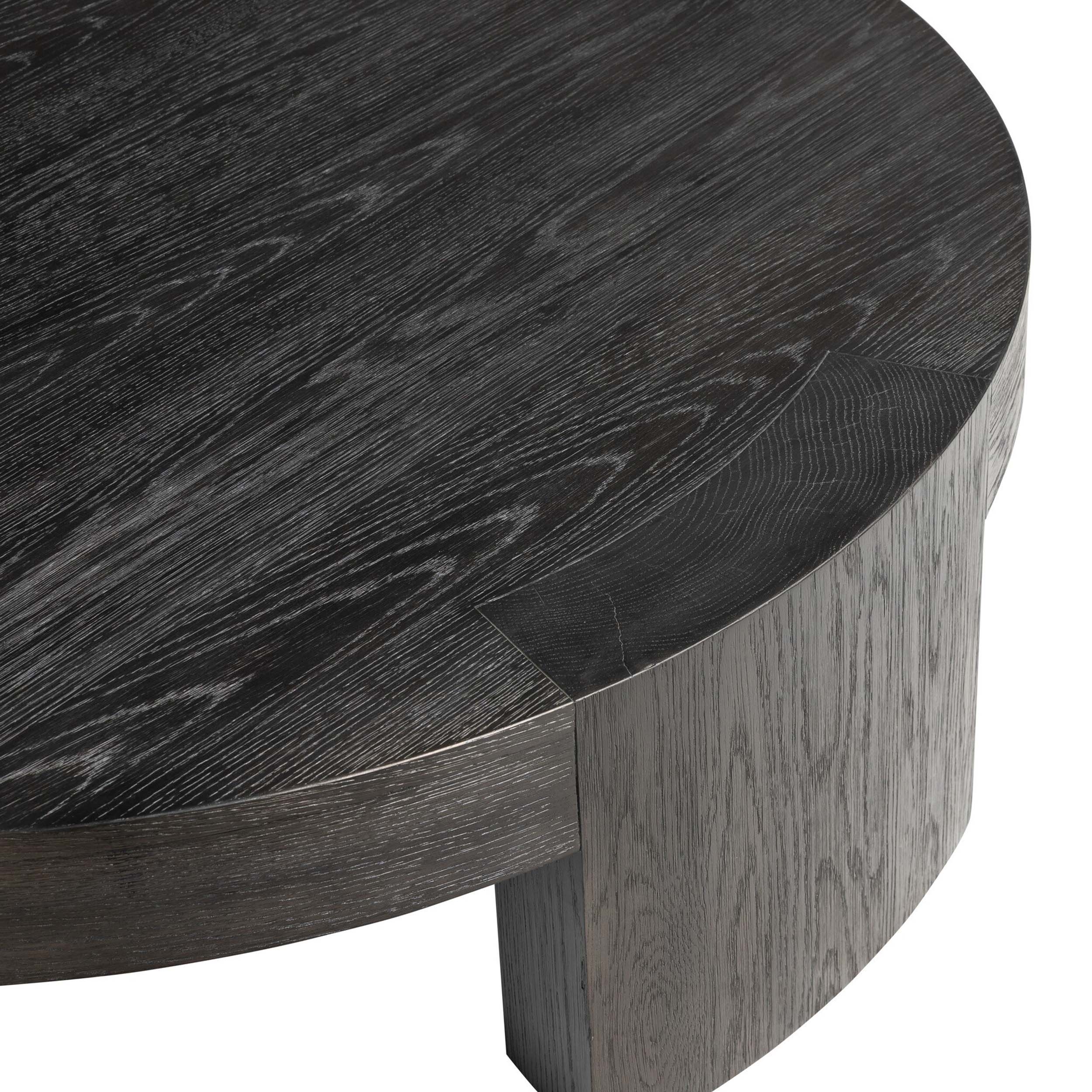 Sheffield Coffee Table, Charcoal Oak Veneer