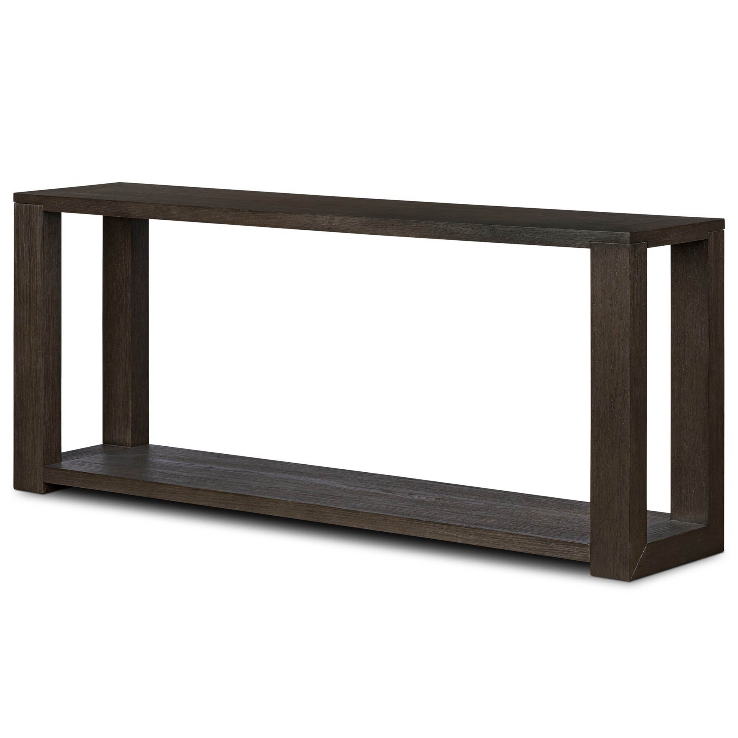 Thomas Console Table, Dark Anthracite Oak Veneer