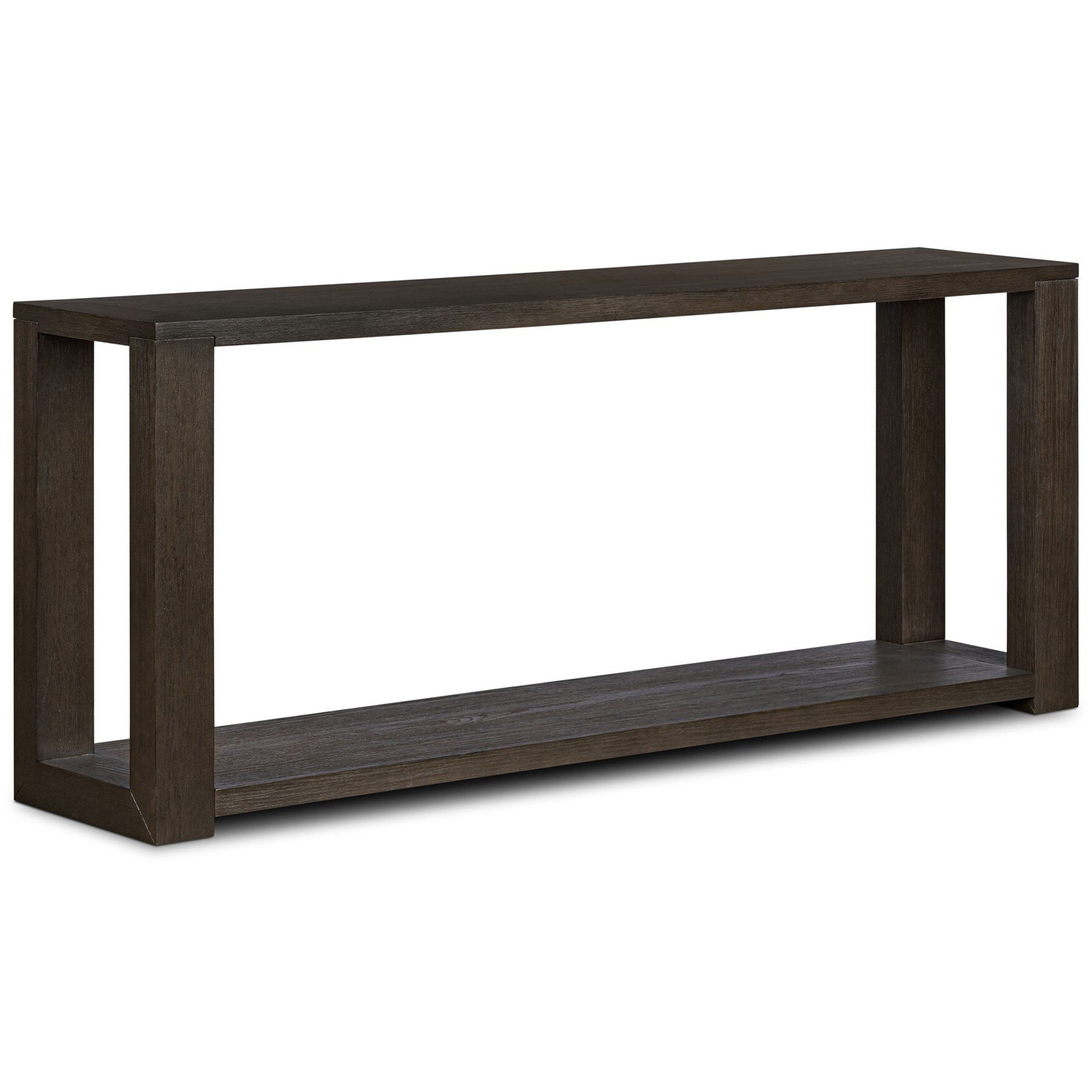 Thomas Console Table, Dark Anthracite Oak Veneer