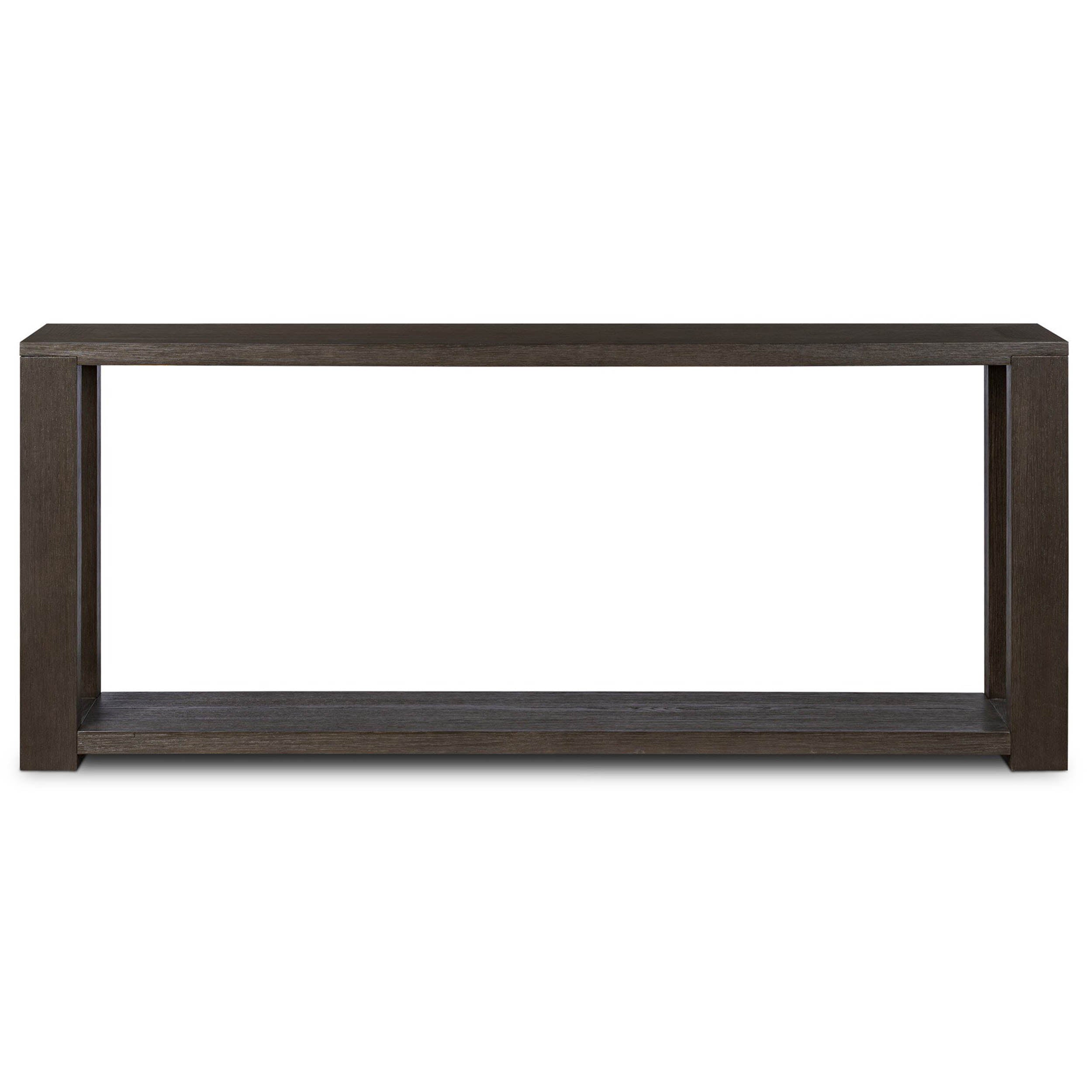 Thomas Console Table, Dark Anthracite Oak Veneer