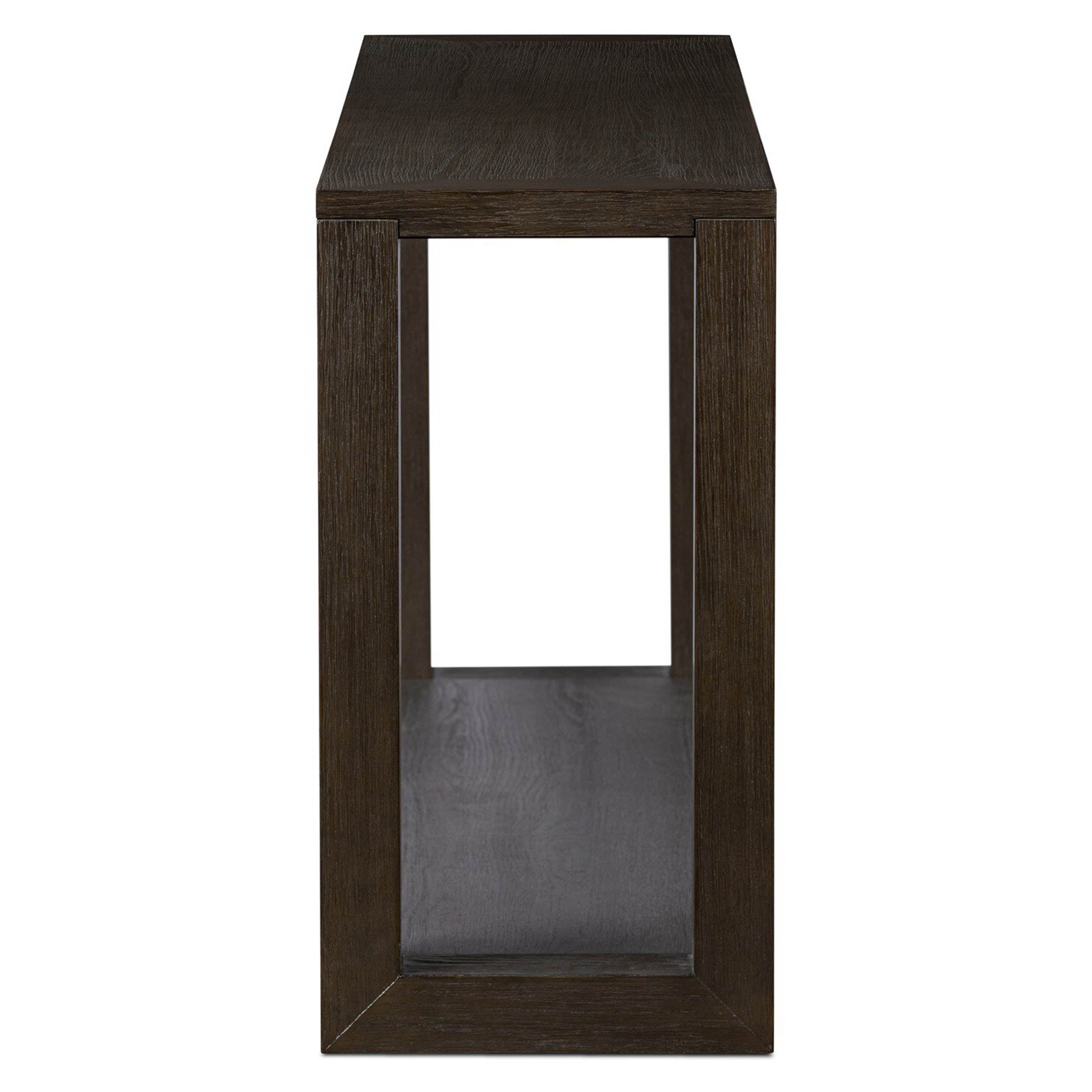 Thomas Console Table, Dark Anthracite Oak Veneer