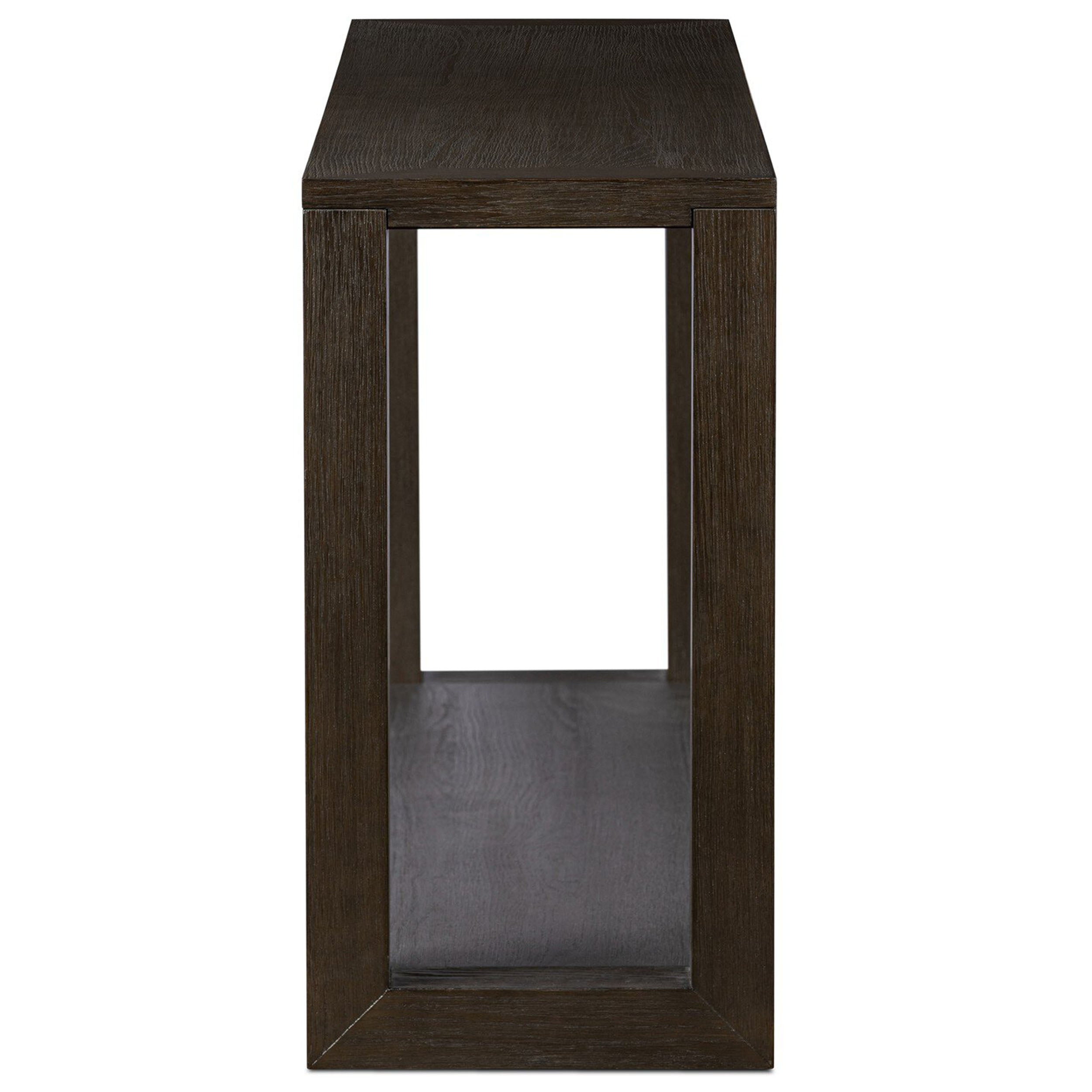 Thomas Console Table, Dark Anthracite Oak Veneer