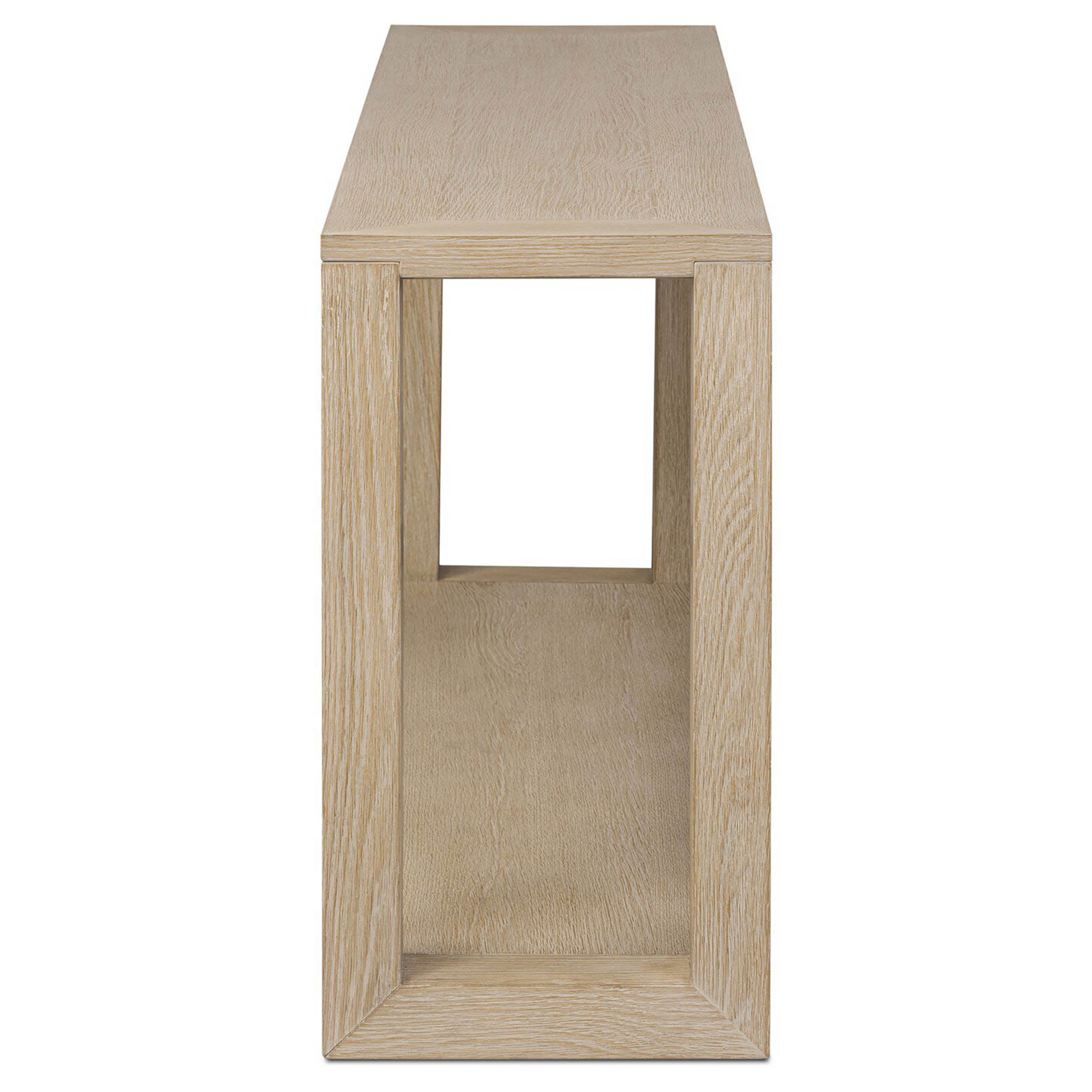 Thomas Console Table, Bleached Oak Veneer