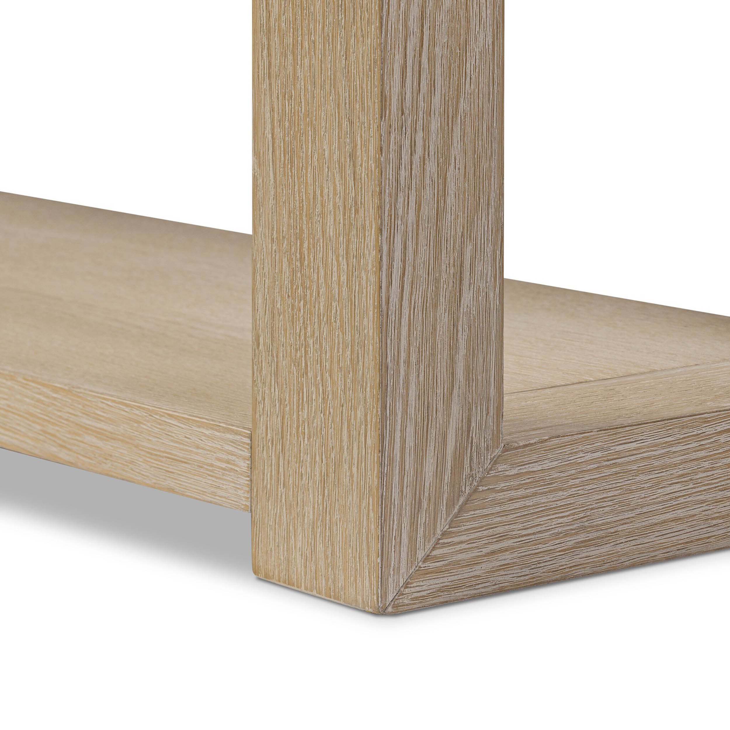 Thomas Console Table, Bleached Oak Veneer