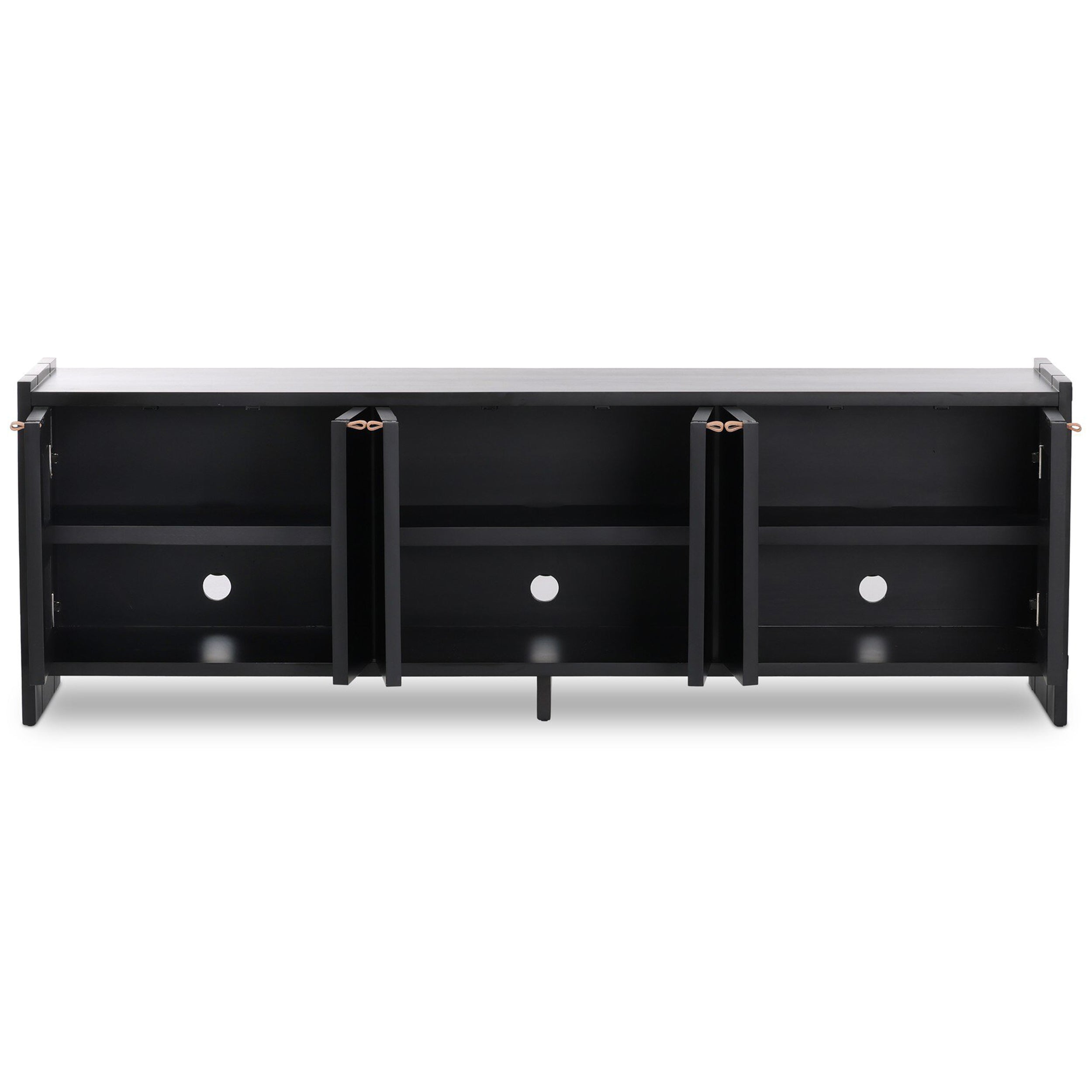 Etro Media Console, Black Wash Poplar