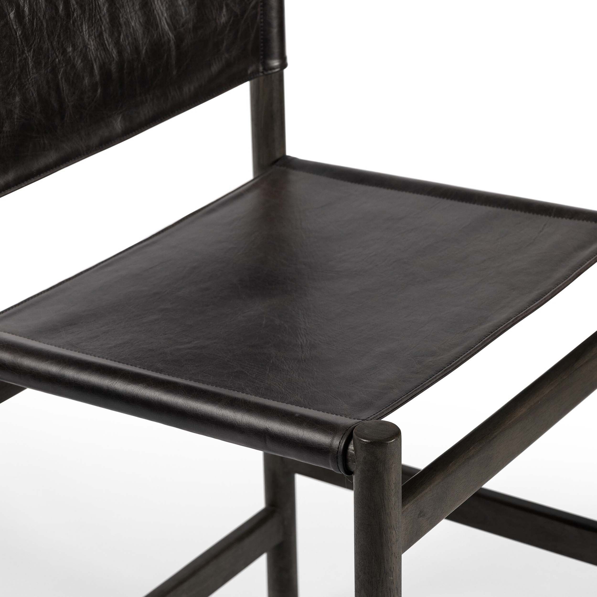 Kena Bar + Counter Stool, Sonoma Black, Charcoal Parawood