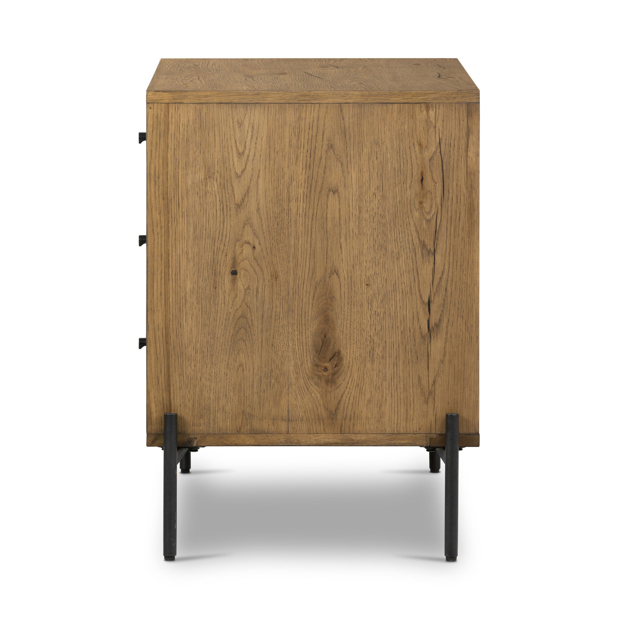 Eaton Large Nightstand, Amber Oak Resin