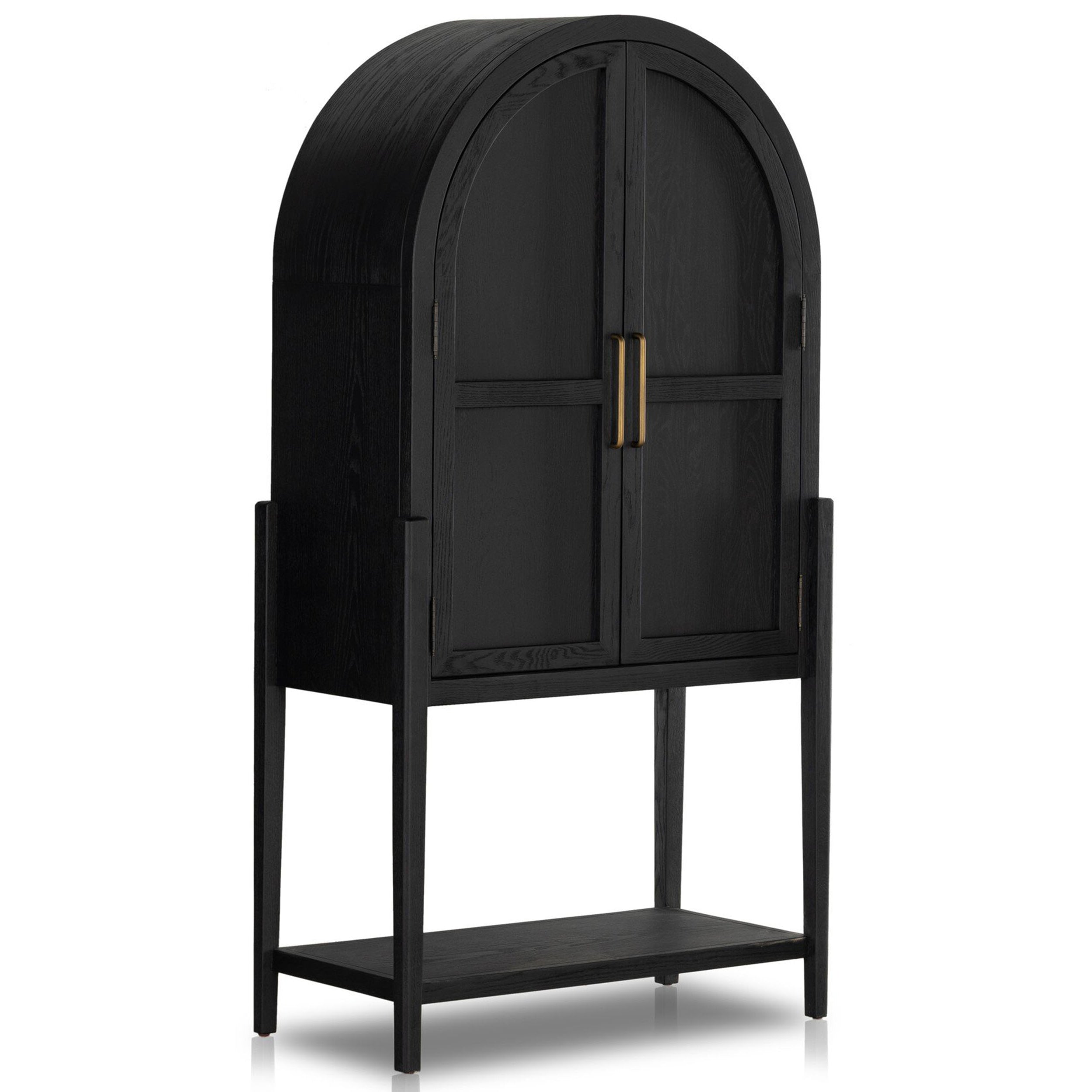 Tolle Bar Cabinet, Drifted Matte Black