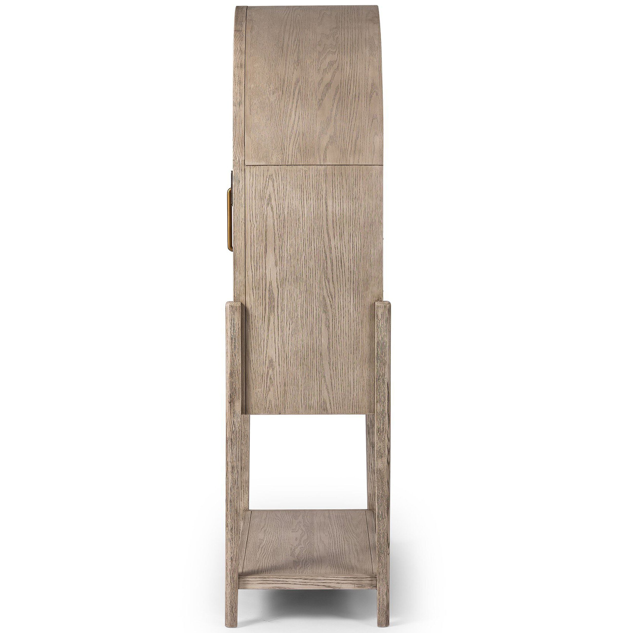 Tolle Bar Cabinet, Rustic White Solid