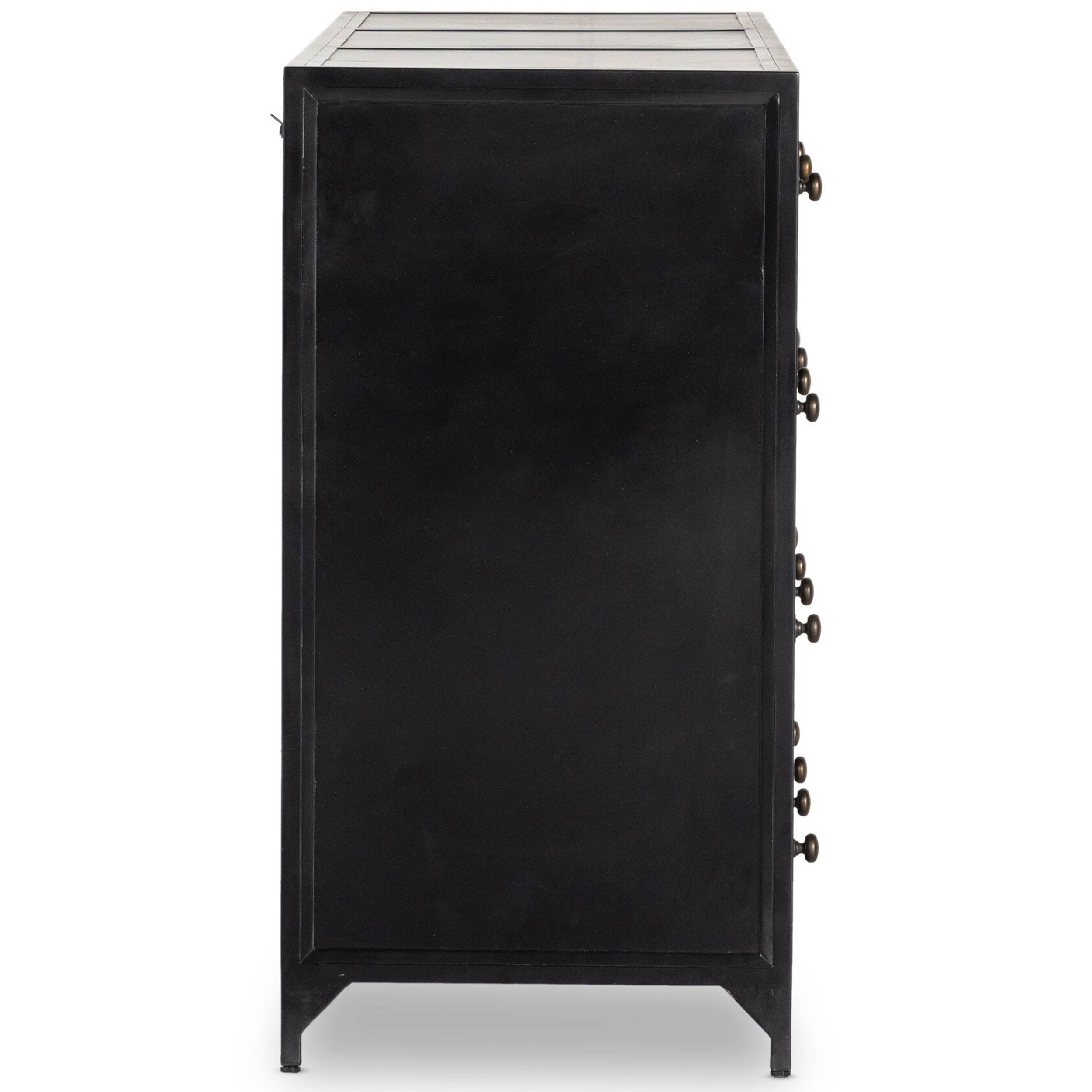 Belmont 12 Drawer Dresser, Black