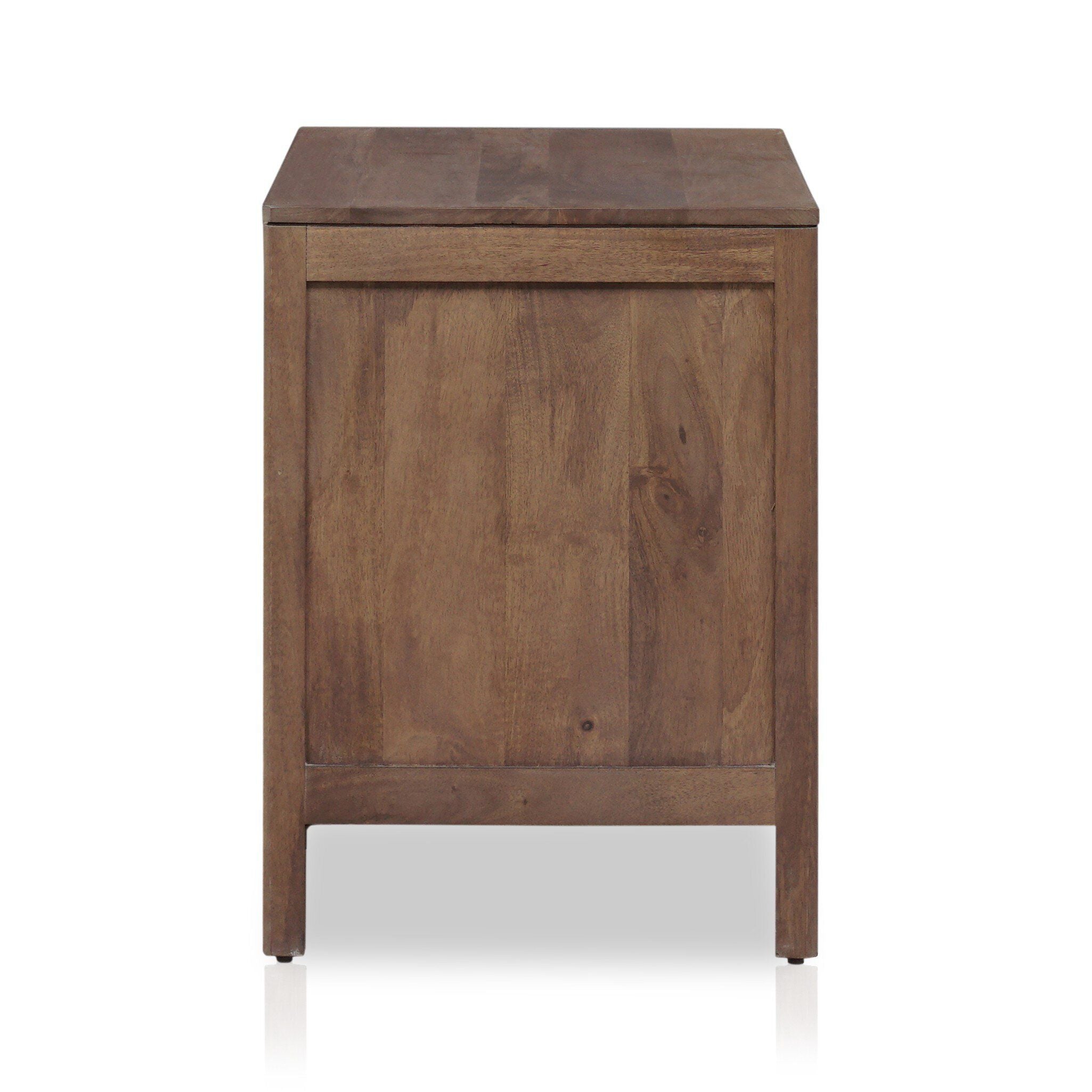 Sydney Large Nightstand, Brown Wash
