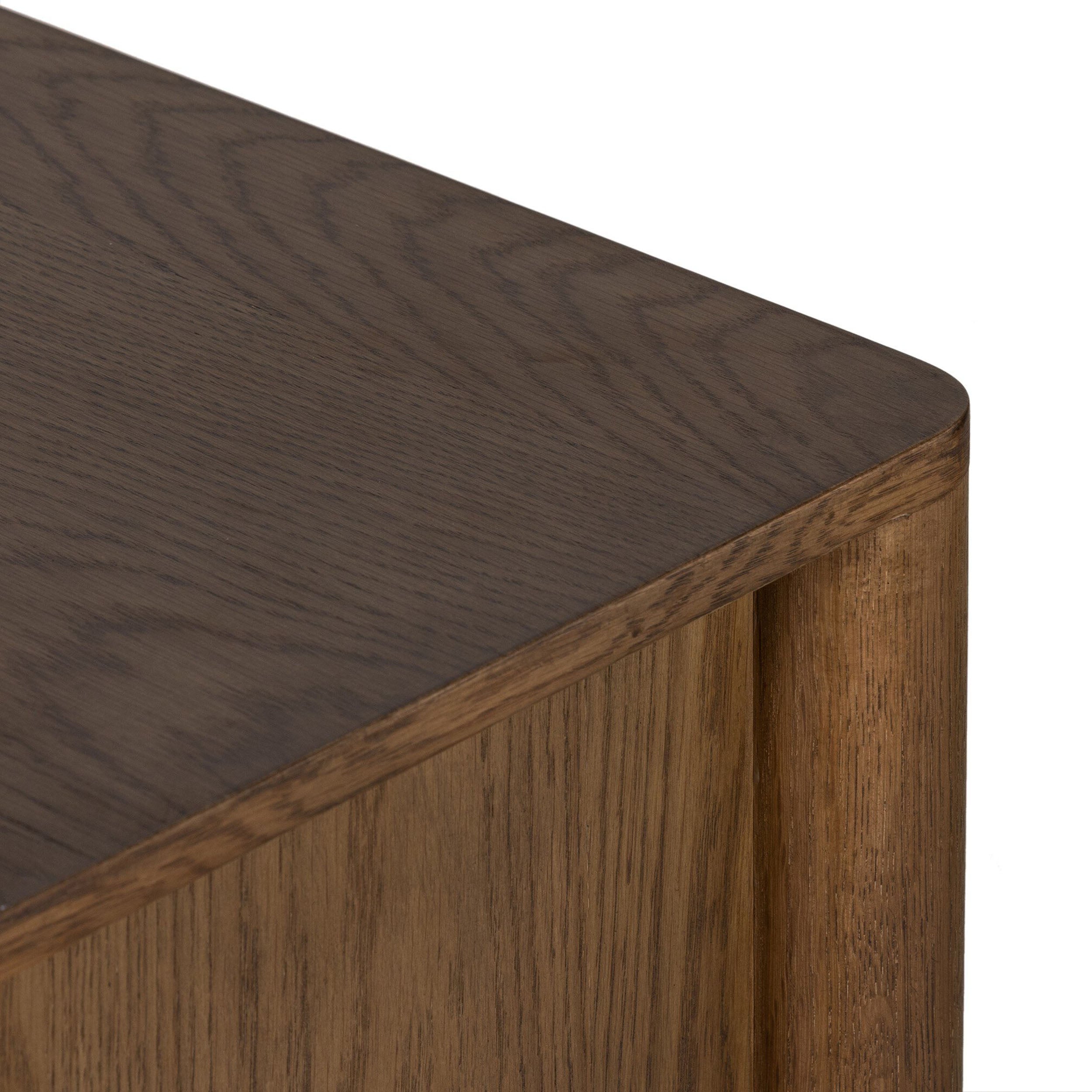 Pollard Media Console, Tan Oak Veneer
