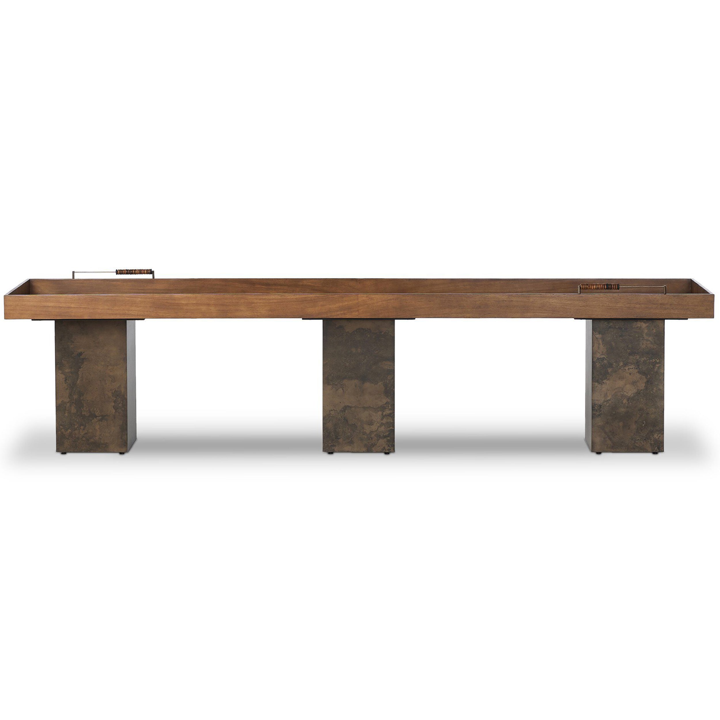 Shuffleboard Table, Natural Brown Guanacaste