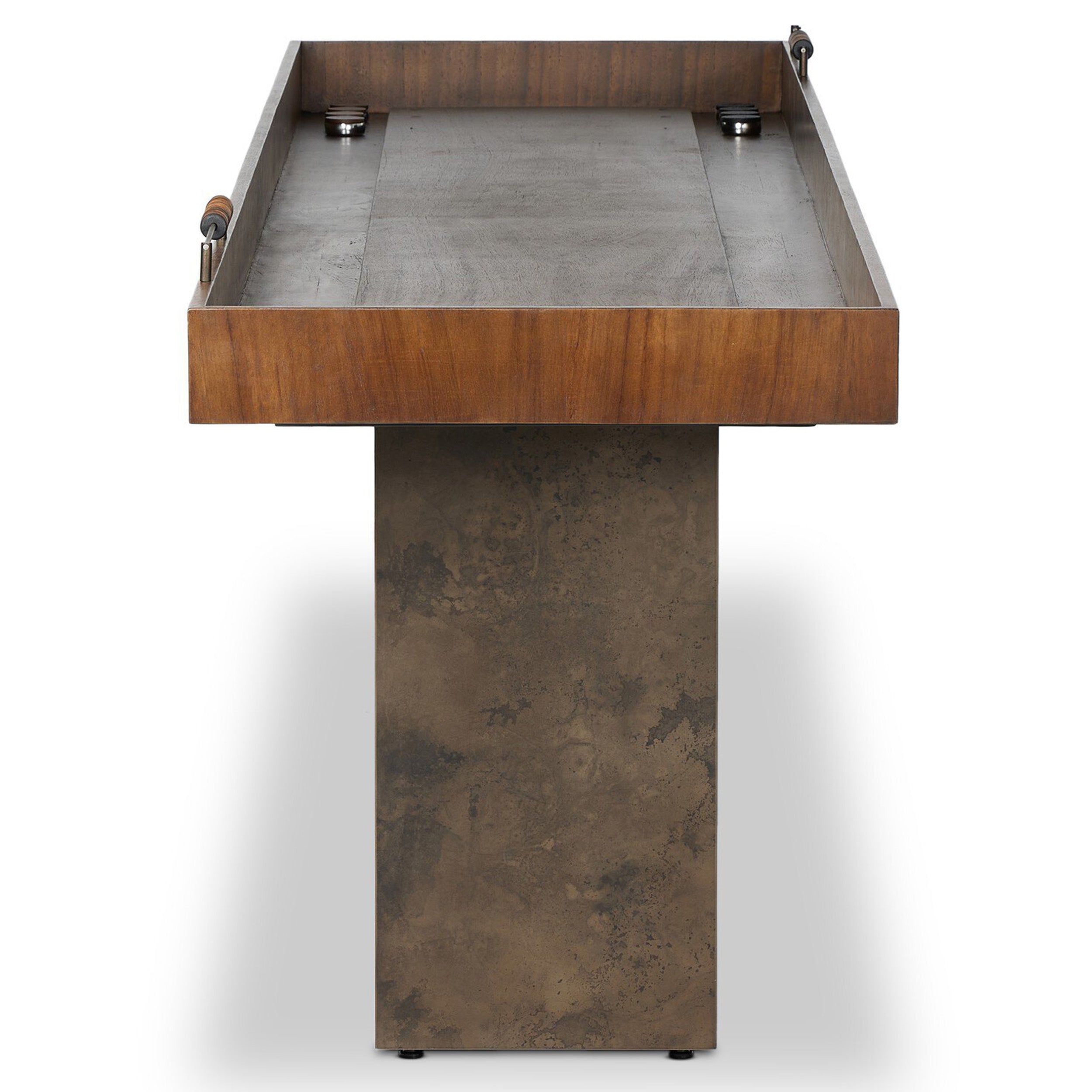 Shuffleboard Table, Natural Brown Guanacaste