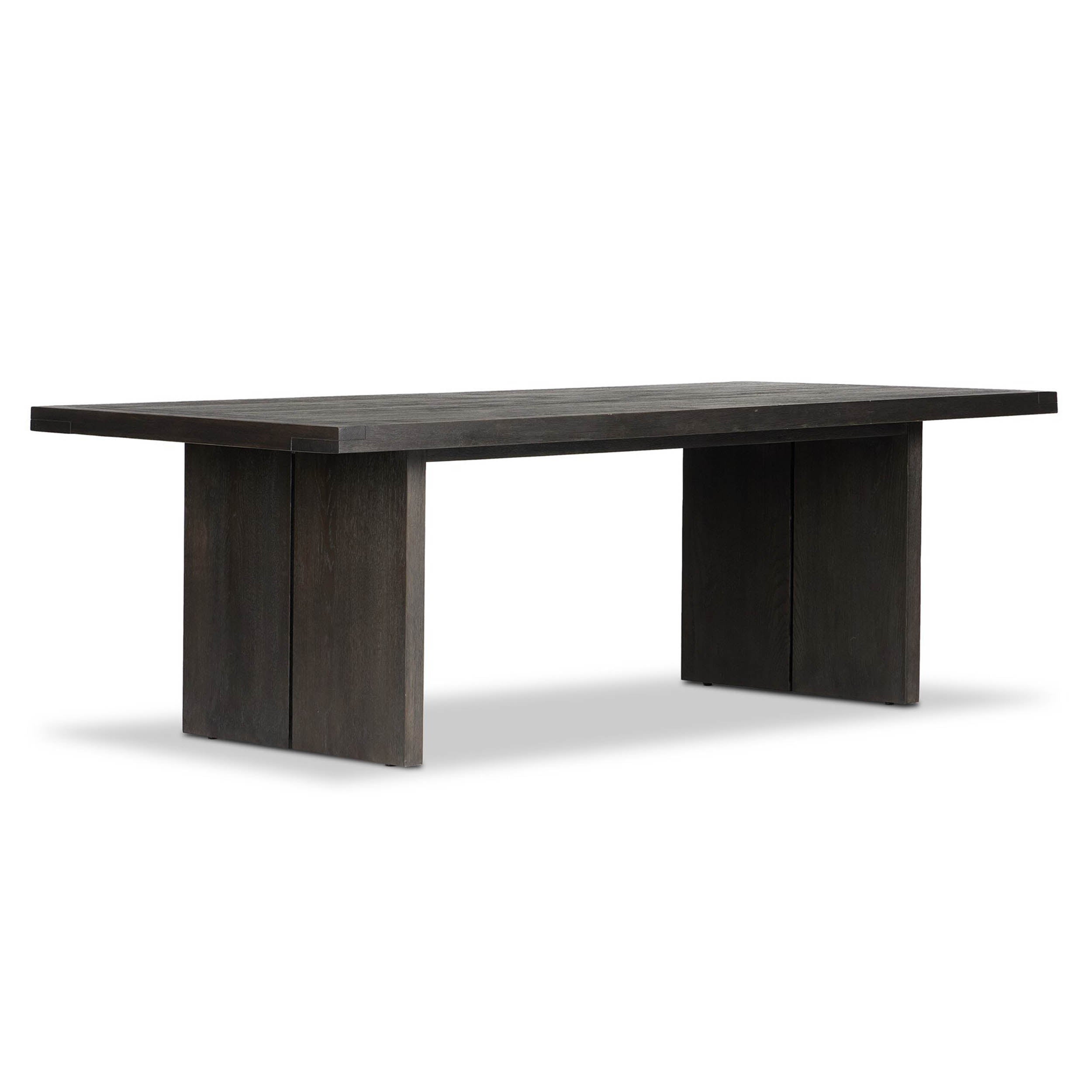 Warby Dining Table, Worn Black Veneer