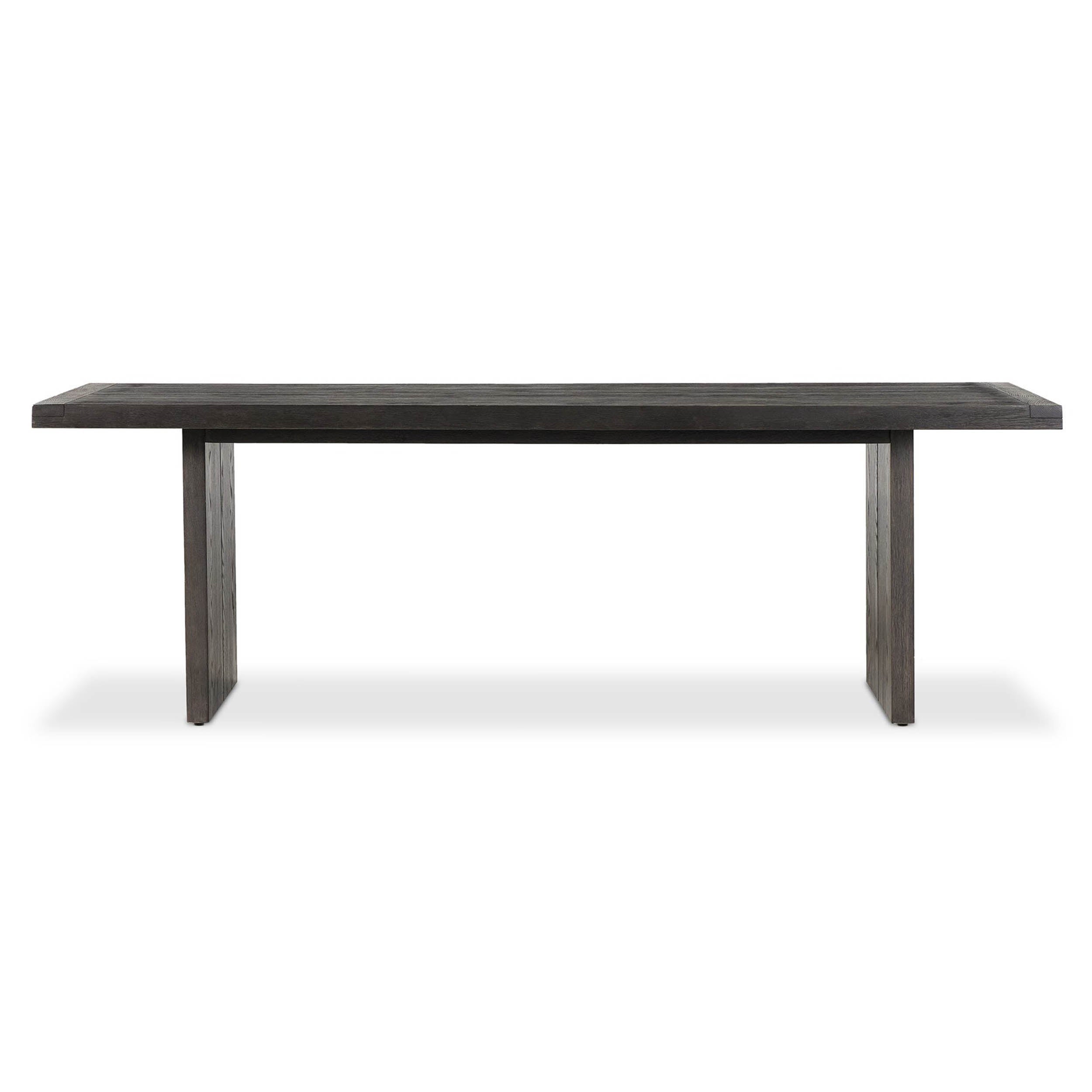 Warby Dining Table, Worn Black Veneer